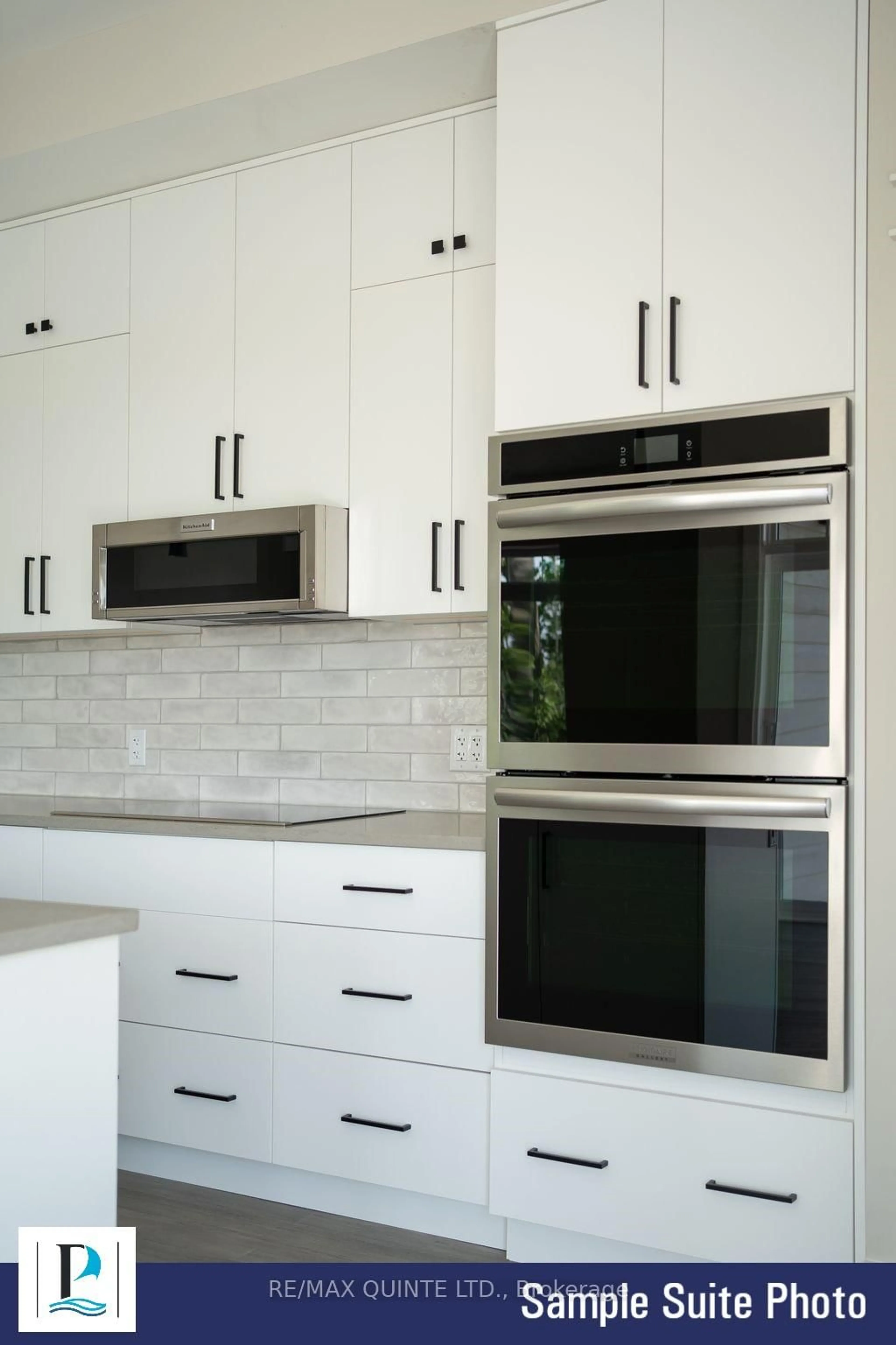 Contemporary kitchen, ceramic/tile floor for 12 Clara Dr #305, Prince Edward County Ontario K0K 2T0