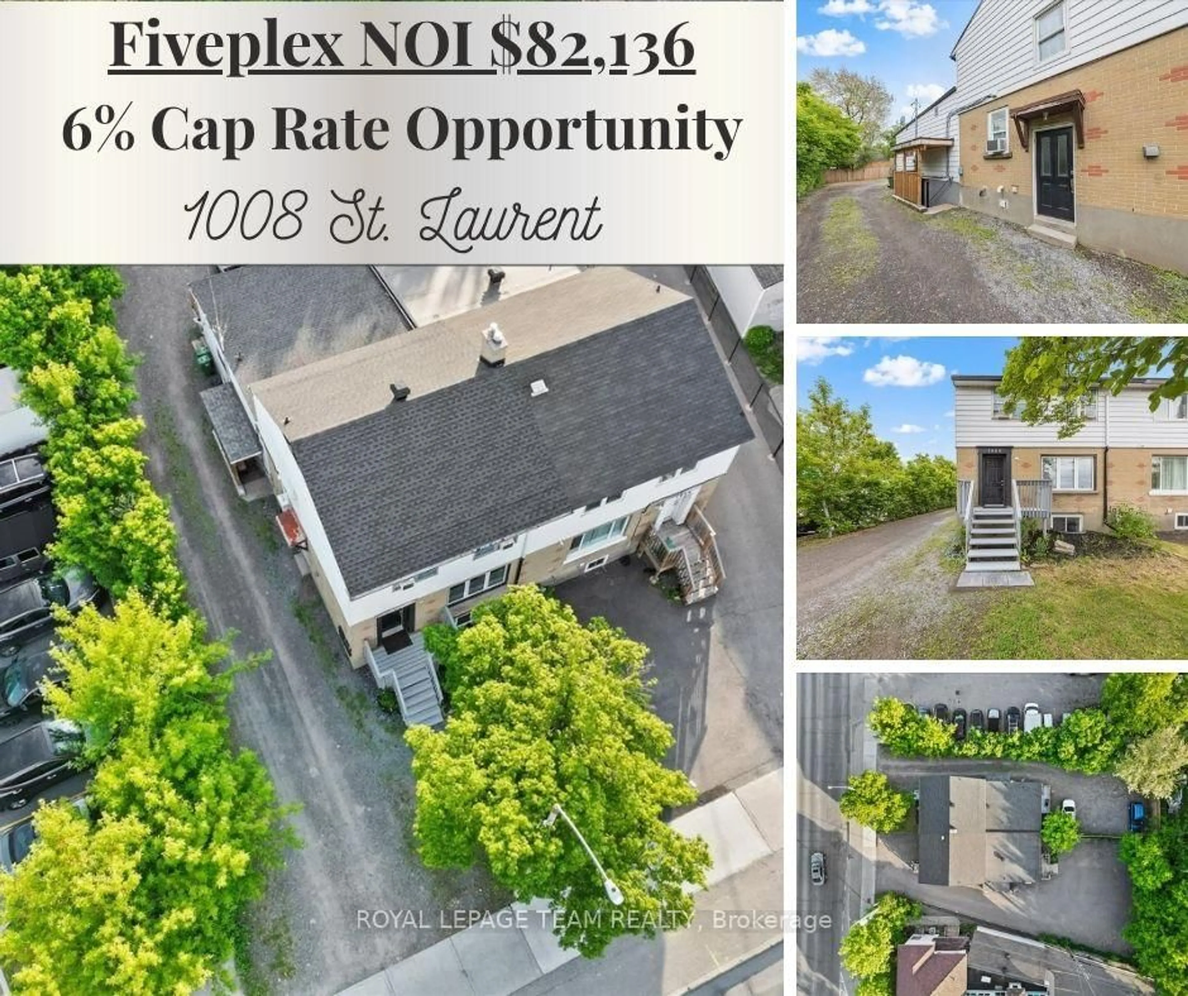 A pic from outside/outdoor area/front of a property/back of a property/a pic from drone, street for 1008 ST. LAURENT Blvd, Ottawa Ontario K1K 3B4