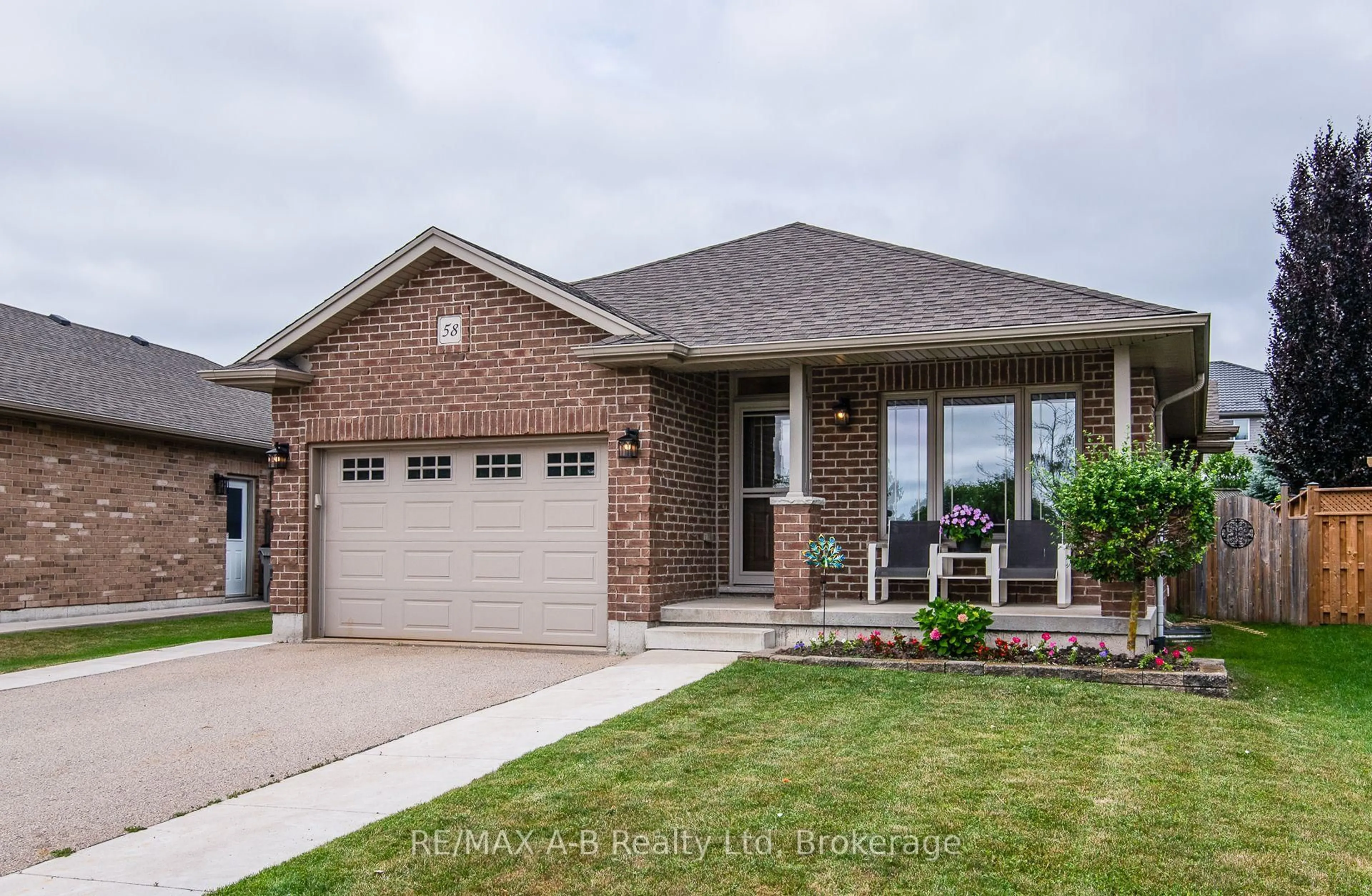 Home with brick exterior material, street for 58 HOMEFIELD Crt, St. Marys Ontario N4X 0A4
