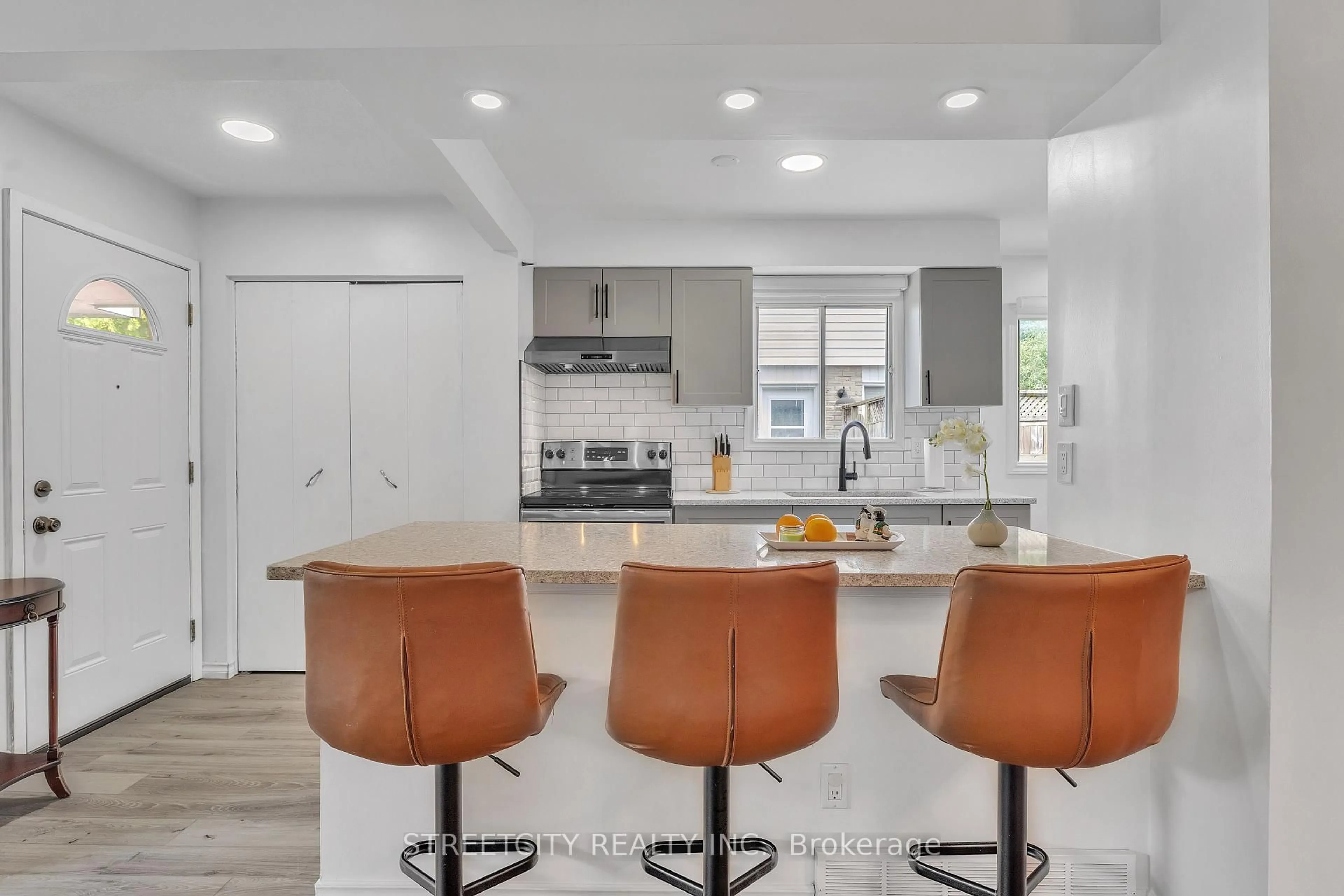 Open concept kitchen, ceramic/tile floor for 831 Jalna Blvd, London South Ontario N6E 2S2