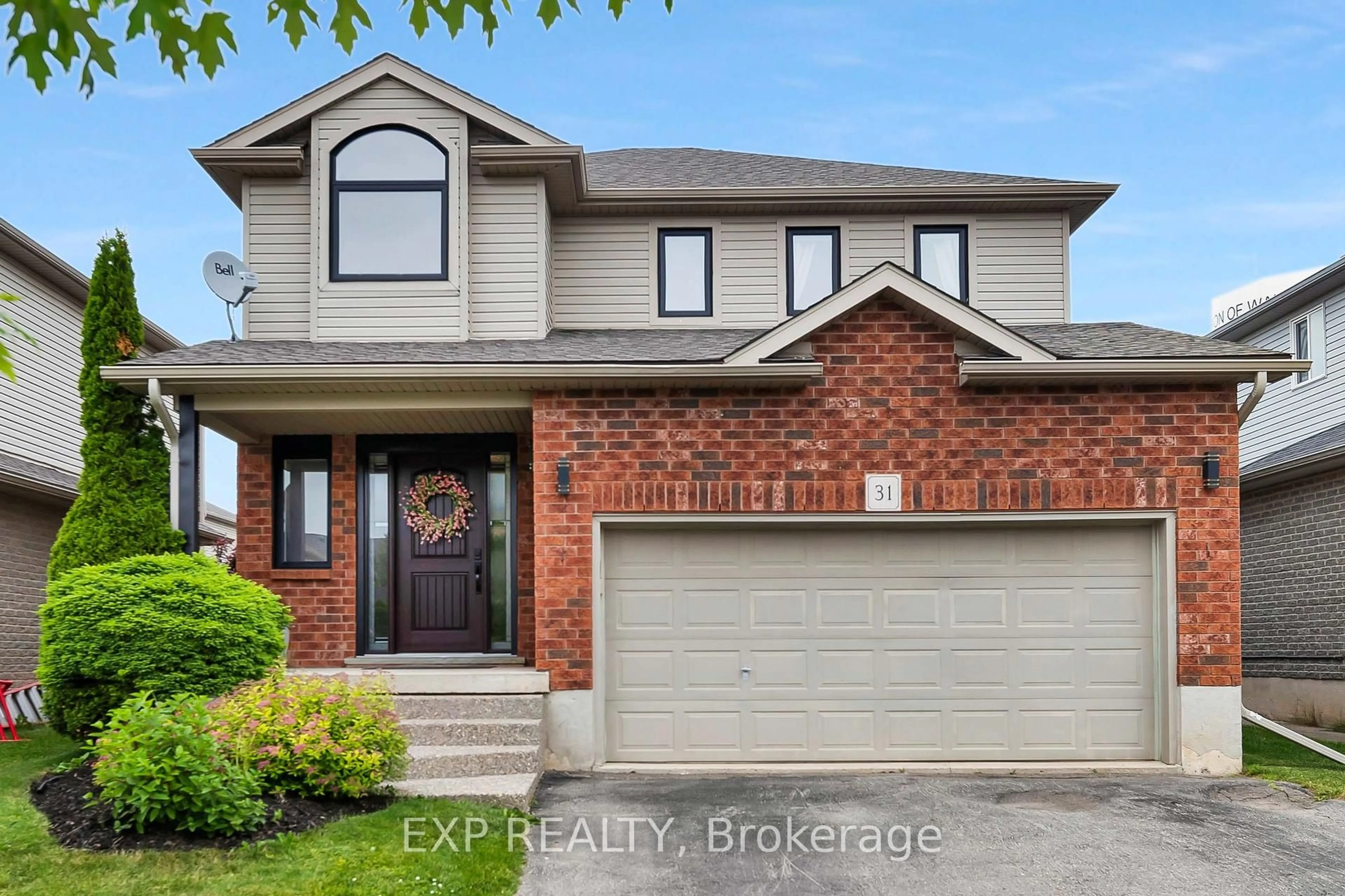 Home with brick exterior material, street for 31 Brenneman Dr, Wilmot Ontario N3A 4M9