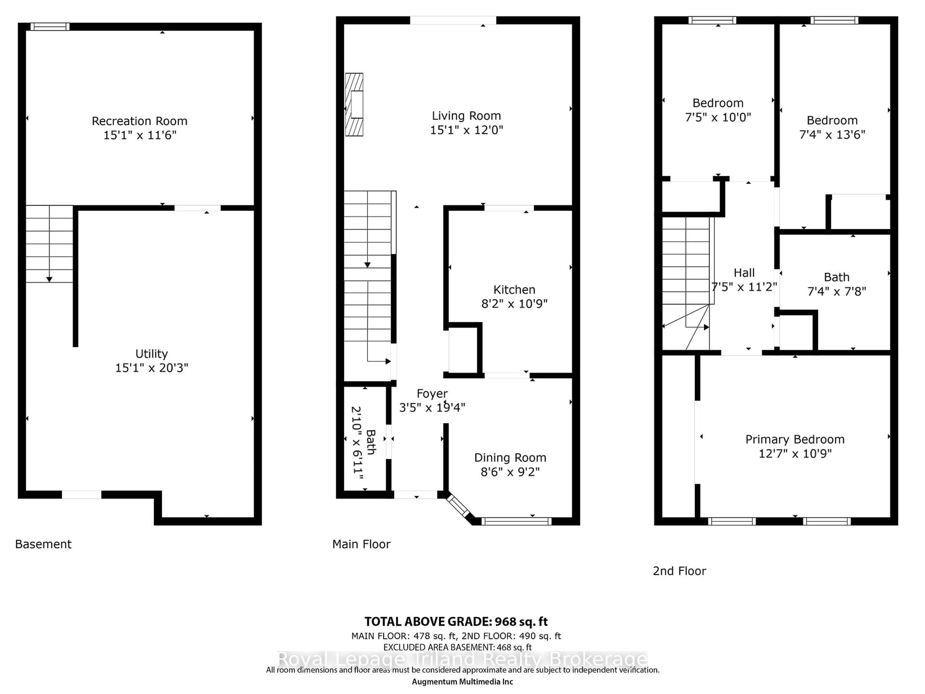 Floor plan for 10 Dufferin St #14, Norwich Ontario N0J 1P0