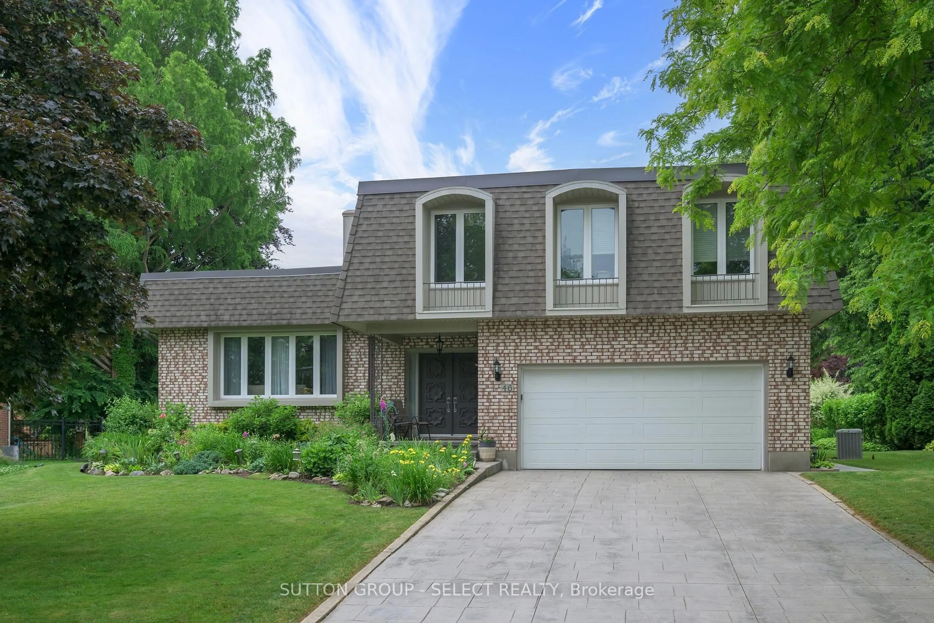 Home with brick exterior material, street for 46 Grand View Cres, London South Ontario N6K 2Y2