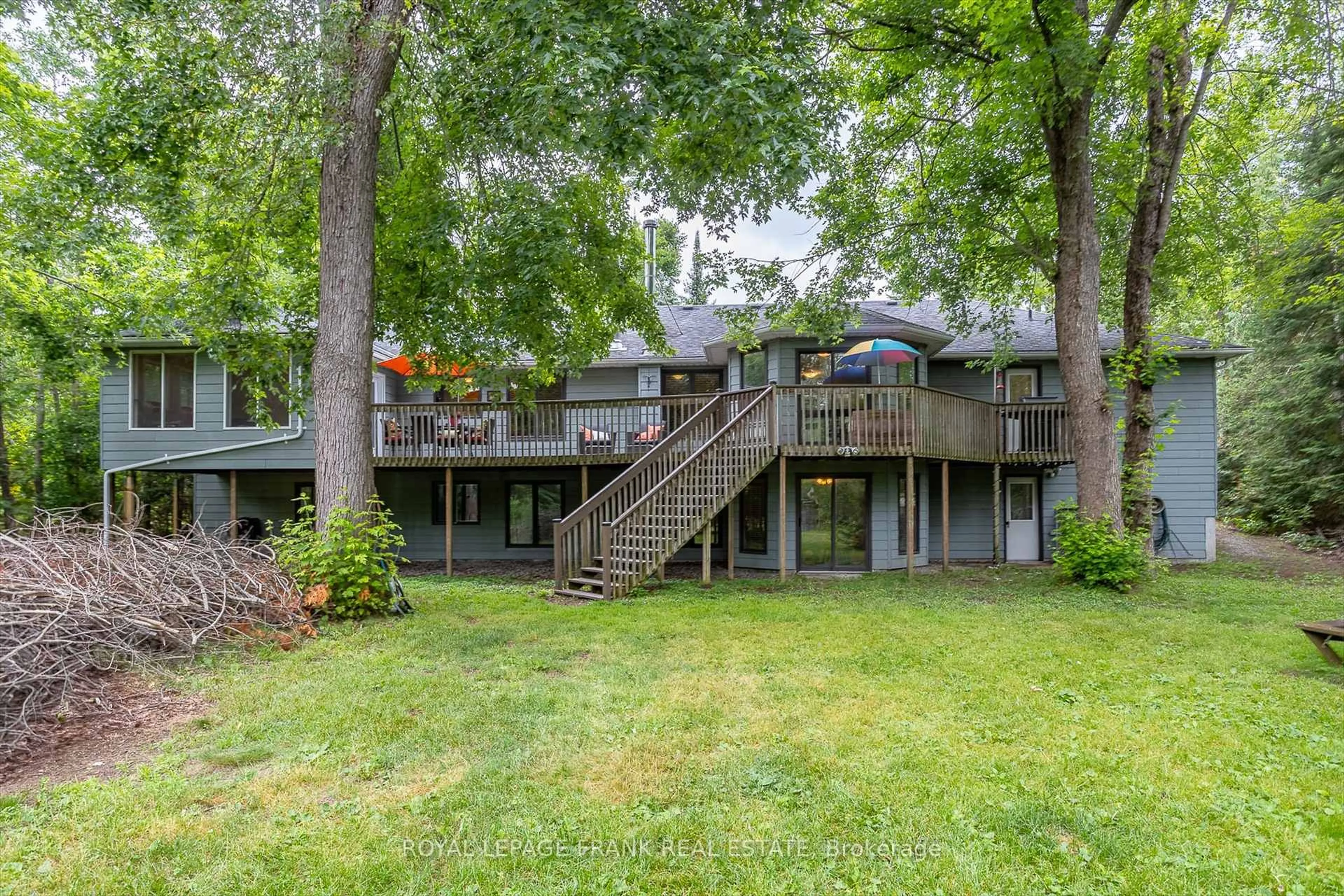 Patio, water/lake/river/ocean view for 102 Edwina Dr, Trent Lakes Ontario K0M 1A0