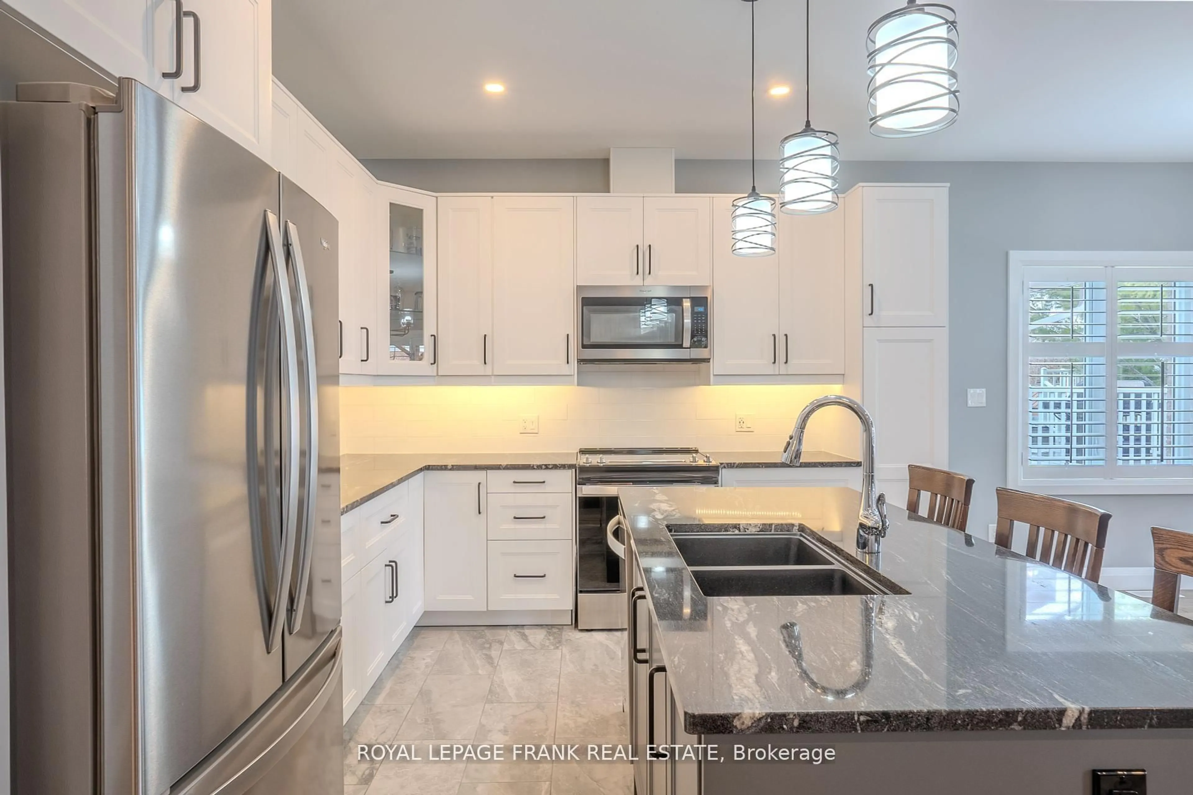 Contemporary kitchen, ceramic/tile floor for 44 Birch Cres, Kawartha Lakes Ontario K0M 1A0