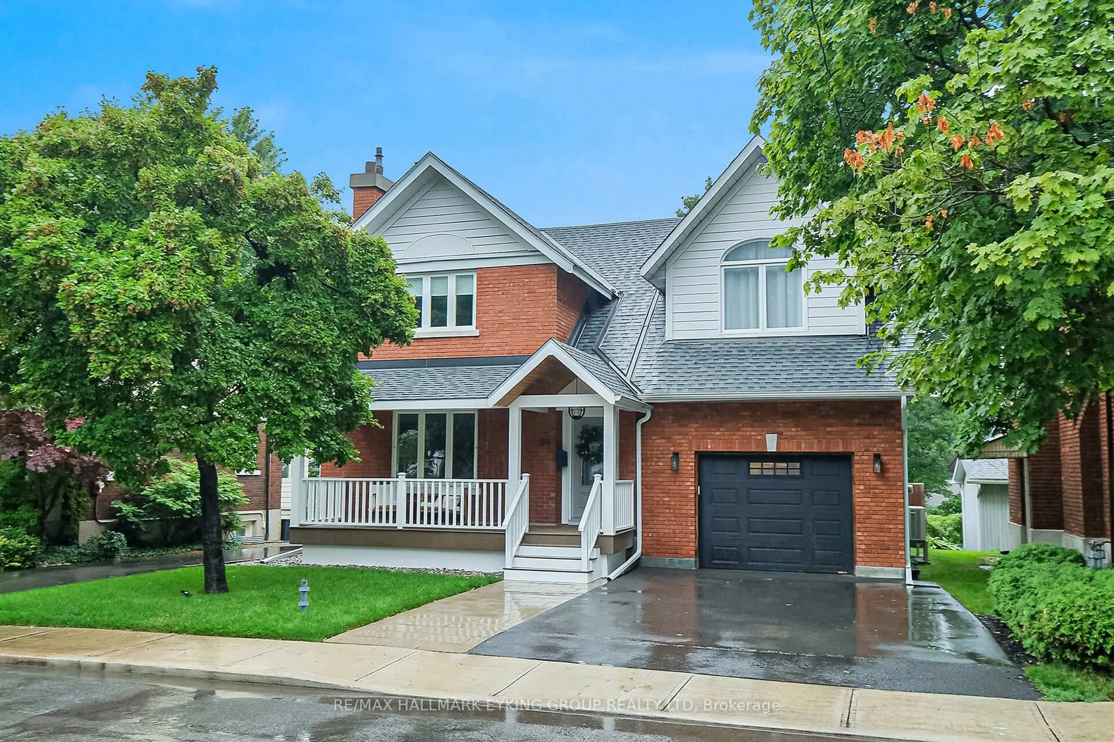Home with brick exterior material, street for 59 Marlowe Cres, Ottawa Ontario K1S 1H5