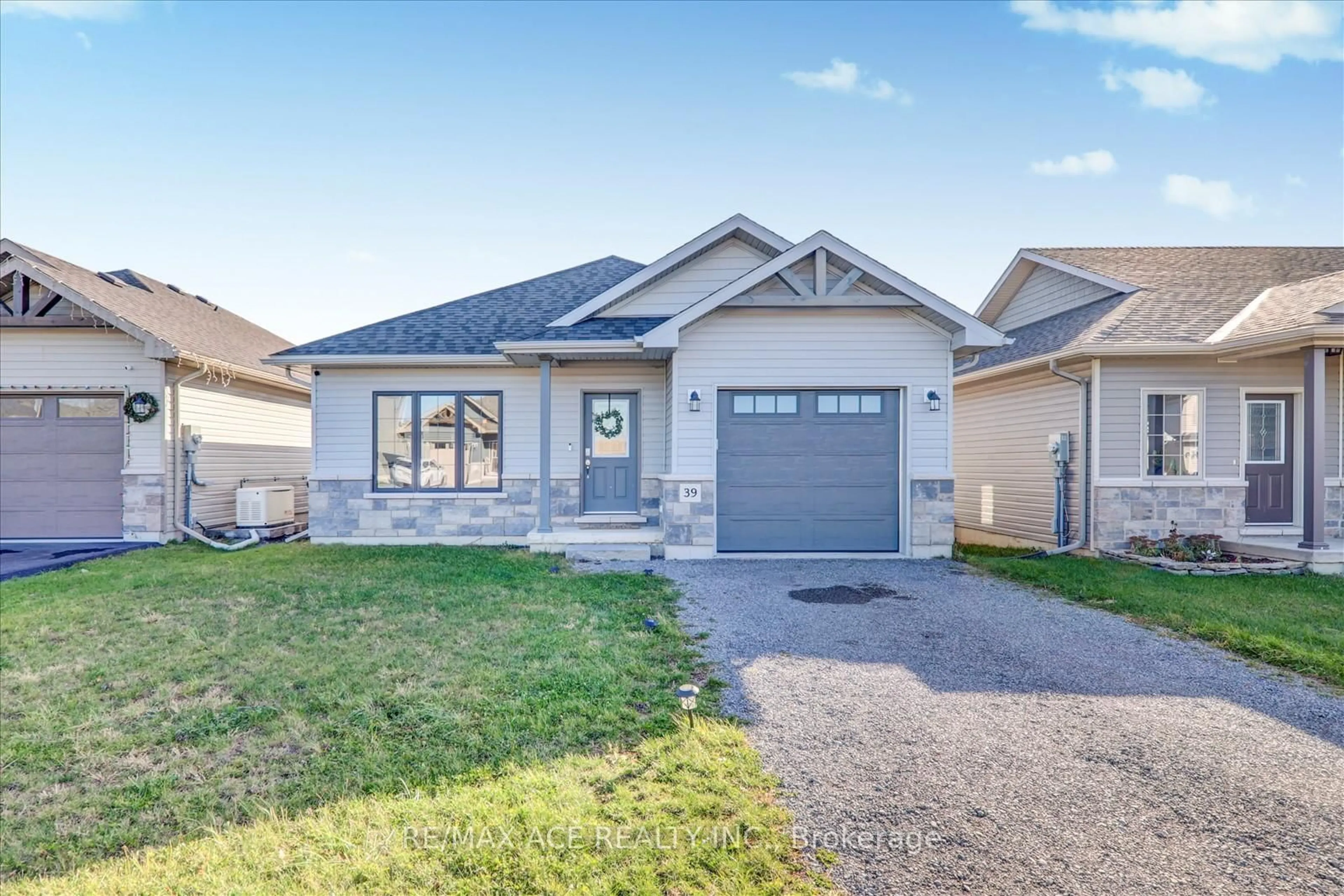 Home with vinyl exterior material, street for 39 Barley Tr, Stirling-Rawdon Ontario K0K 0B1