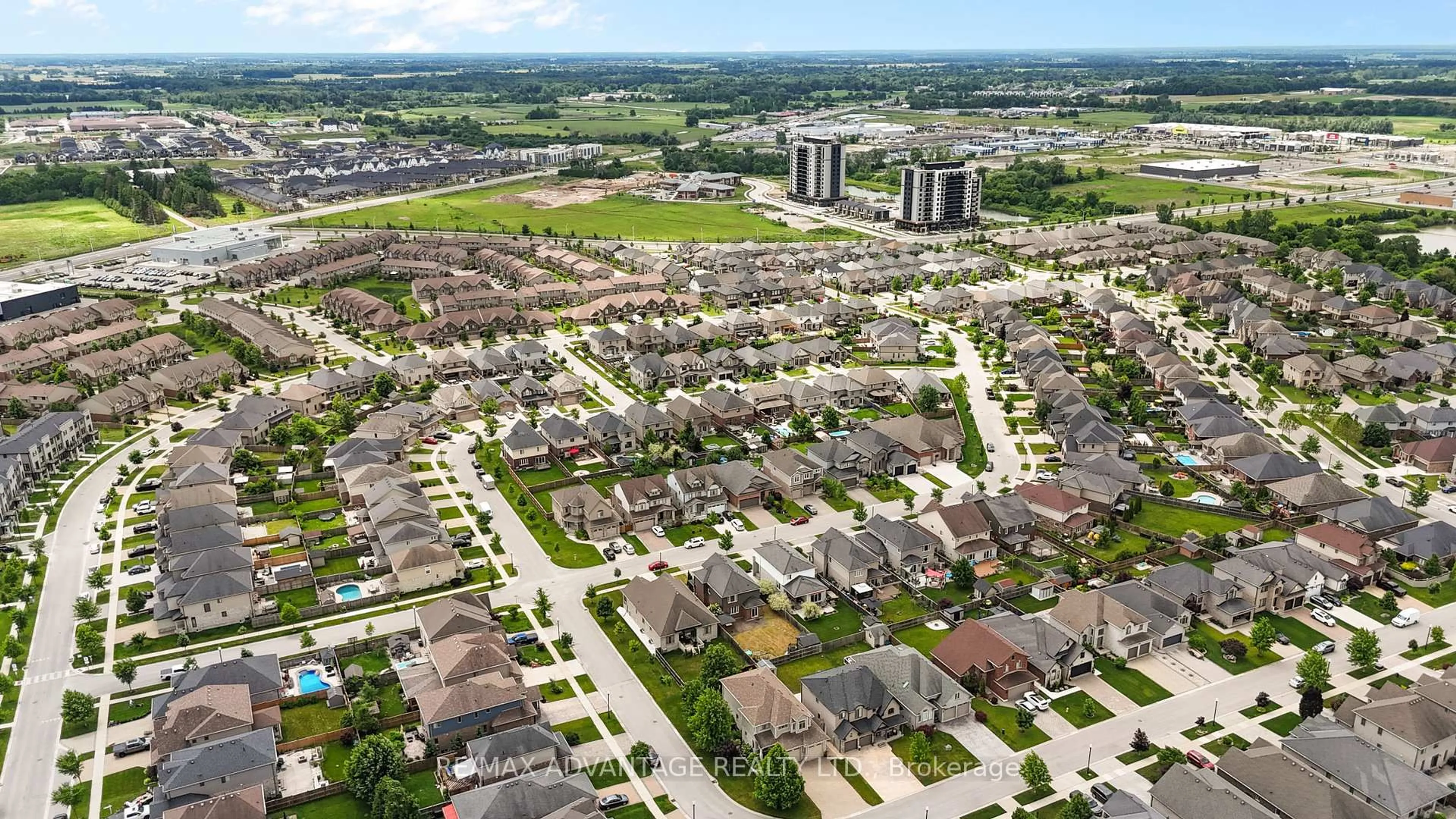 A pic from outside/outdoor area/front of a property/back of a property/a pic from drone, street for 3139 Jinnies St, London South Ontario N6L 0C3