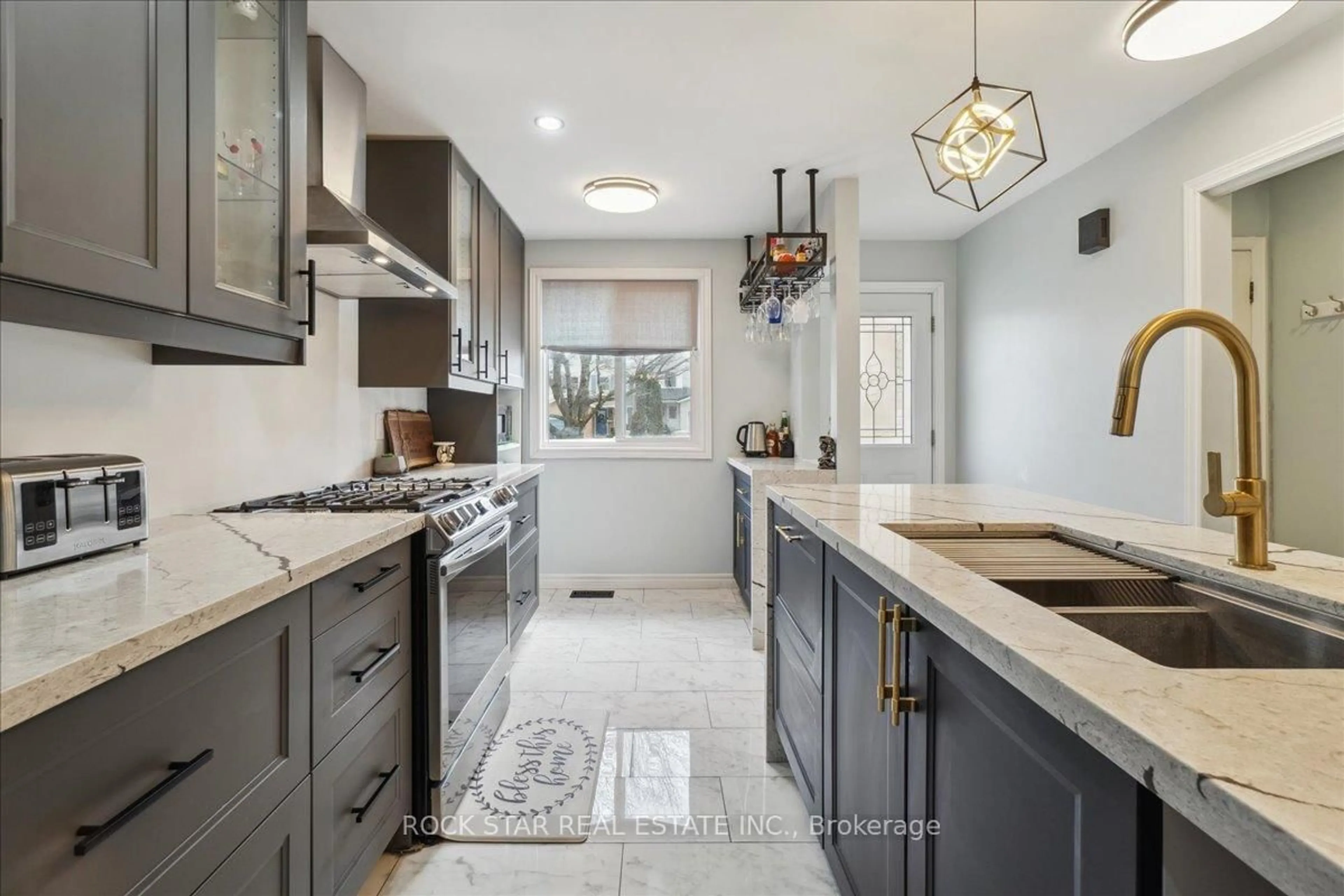 Contemporary kitchen, ceramic/tile floor for 141 Ironwood Rd, Guelph Ontario N1G 3P5