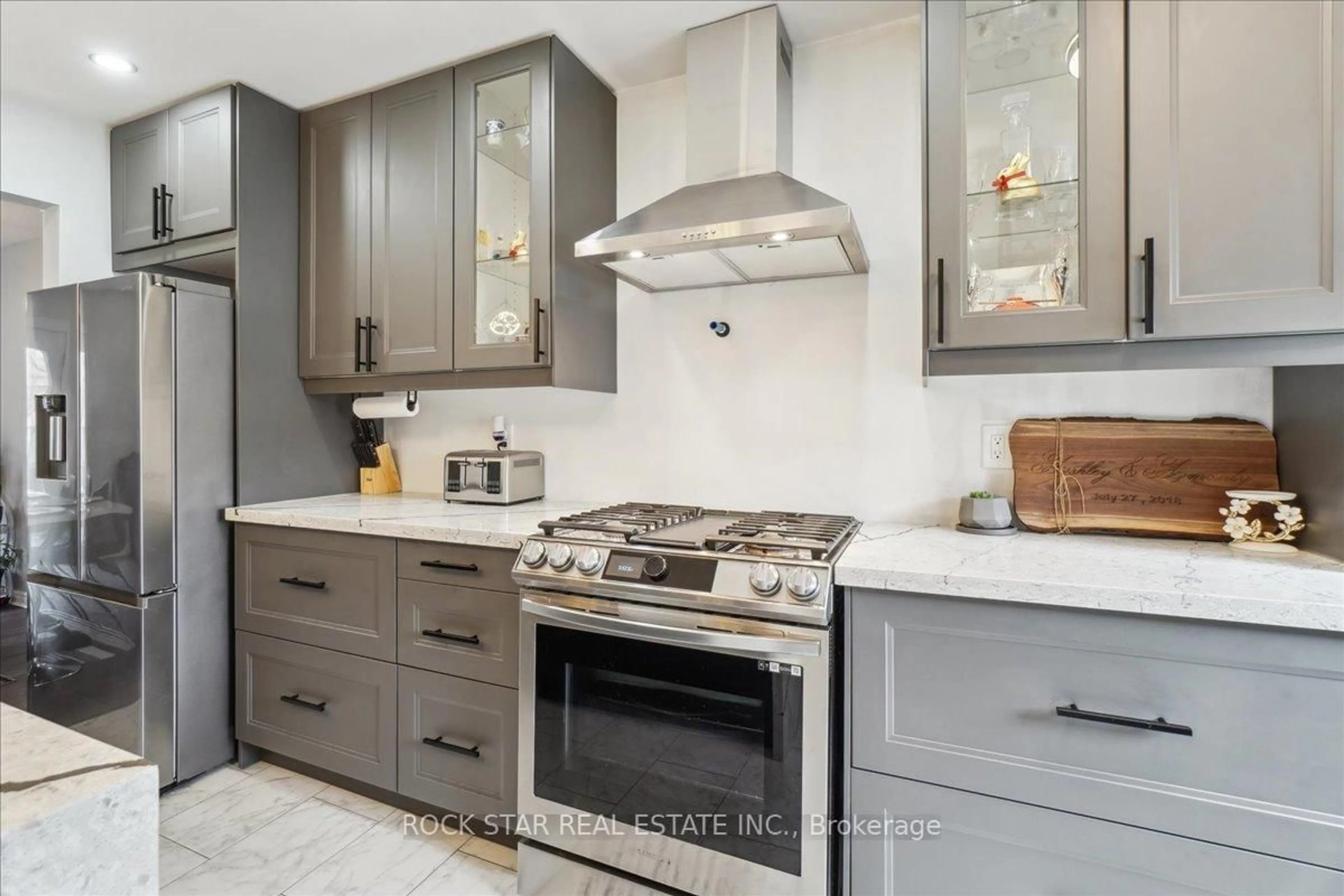 Contemporary kitchen, ceramic/tile floor for 141 Ironwood Rd, Guelph Ontario N1G 3P5