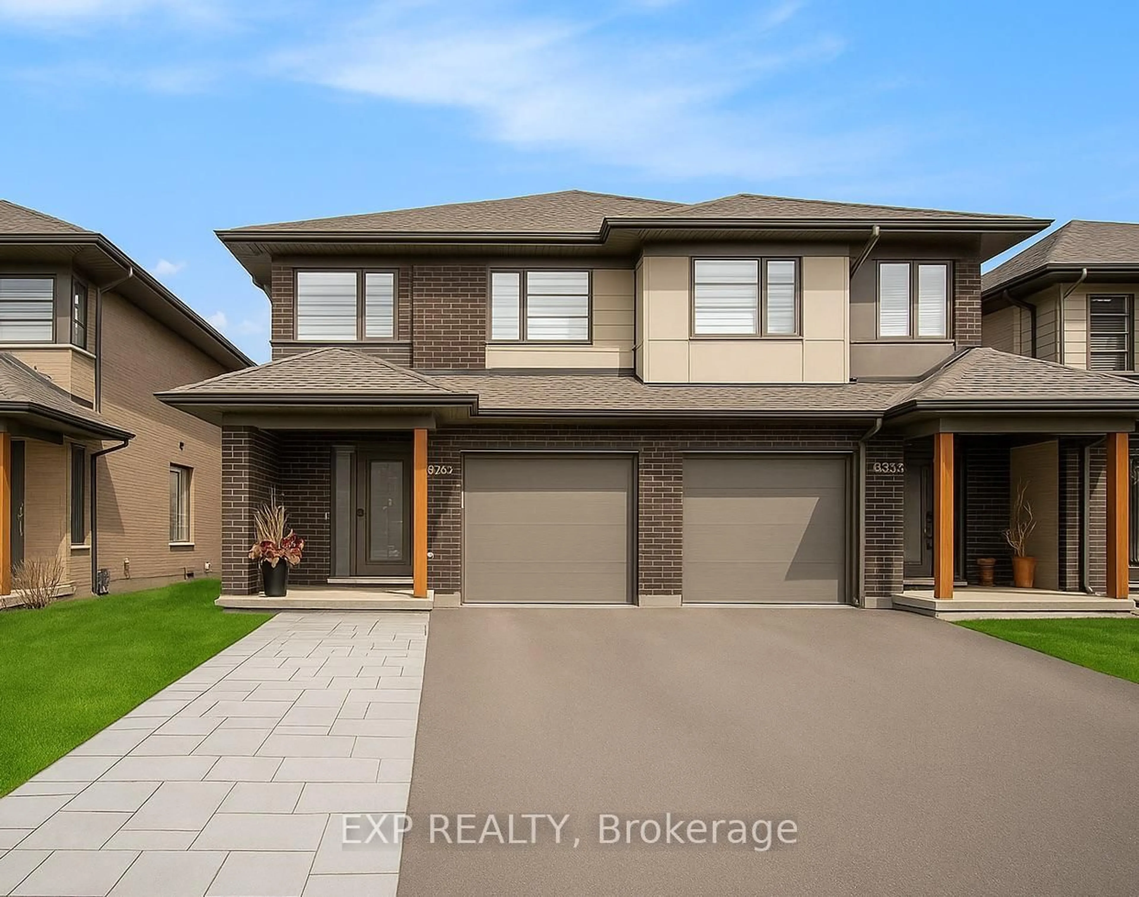 Home with brick exterior material, street for 1022 Lunar Glow Cres, Ottawa Ontario K4M 0J9