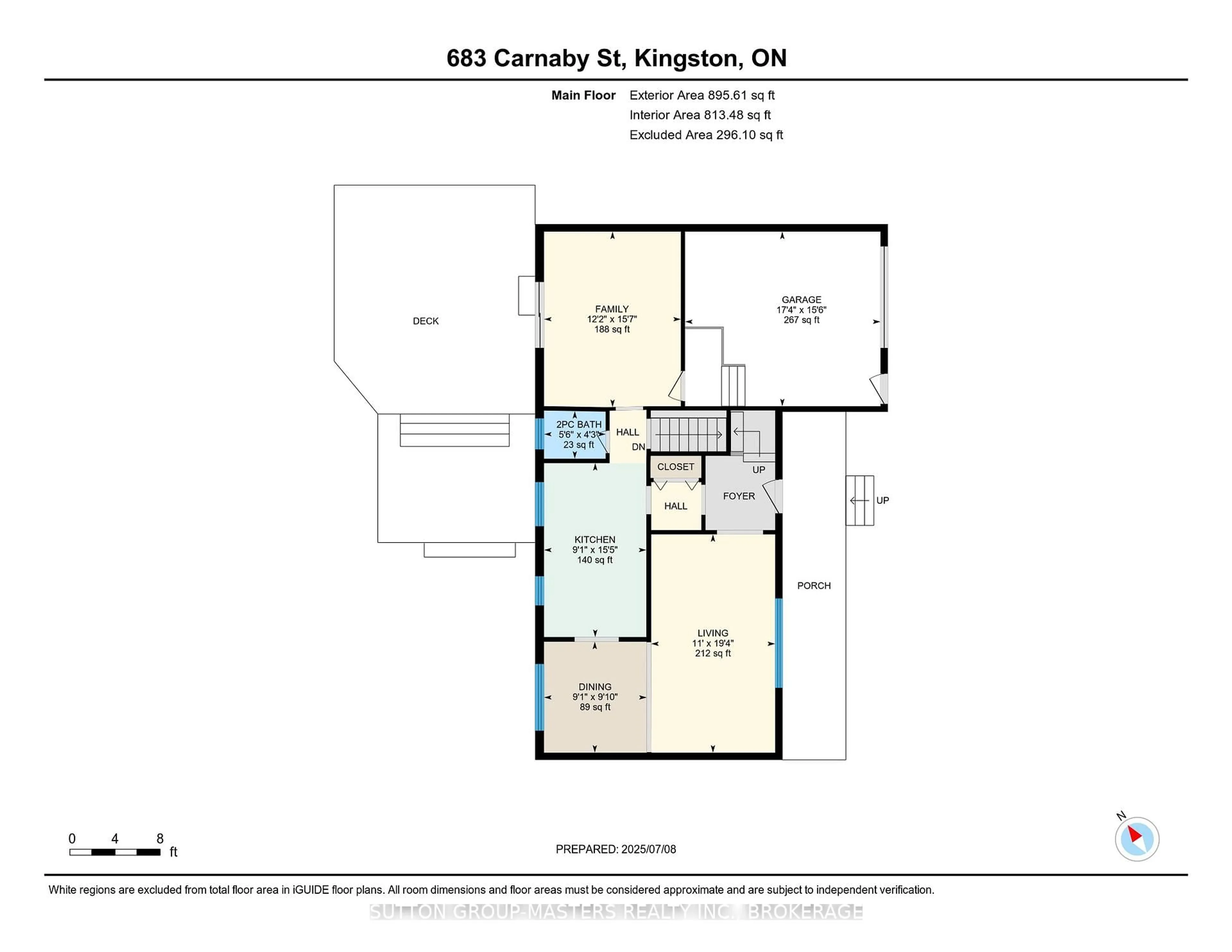 Floor plan for 683 Carnaby St, Kingston Ontario K7M 5M8