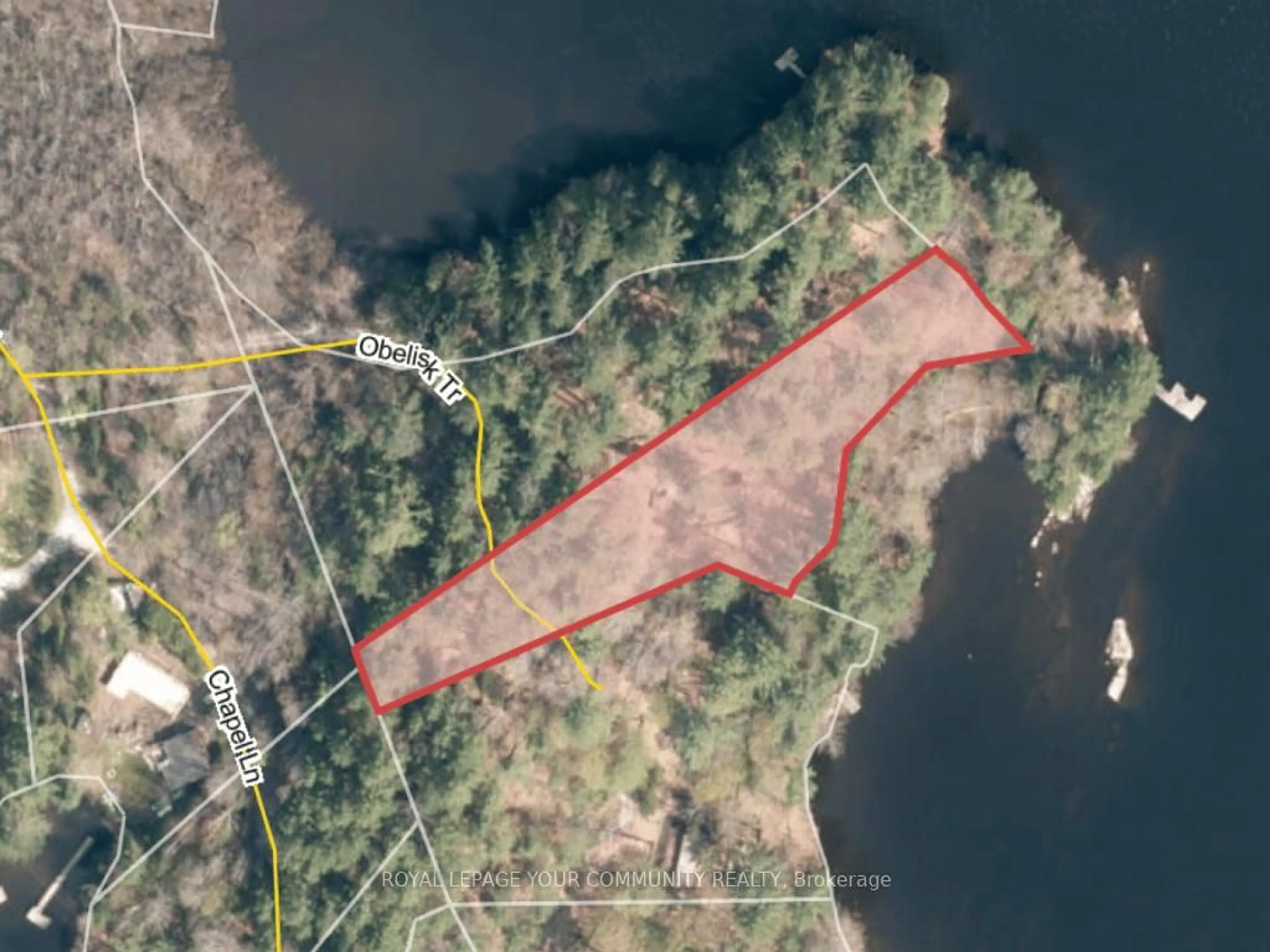 Picture of a map for 1031 Obelisk Tr, Minden Hills Ontario K0M 2A0