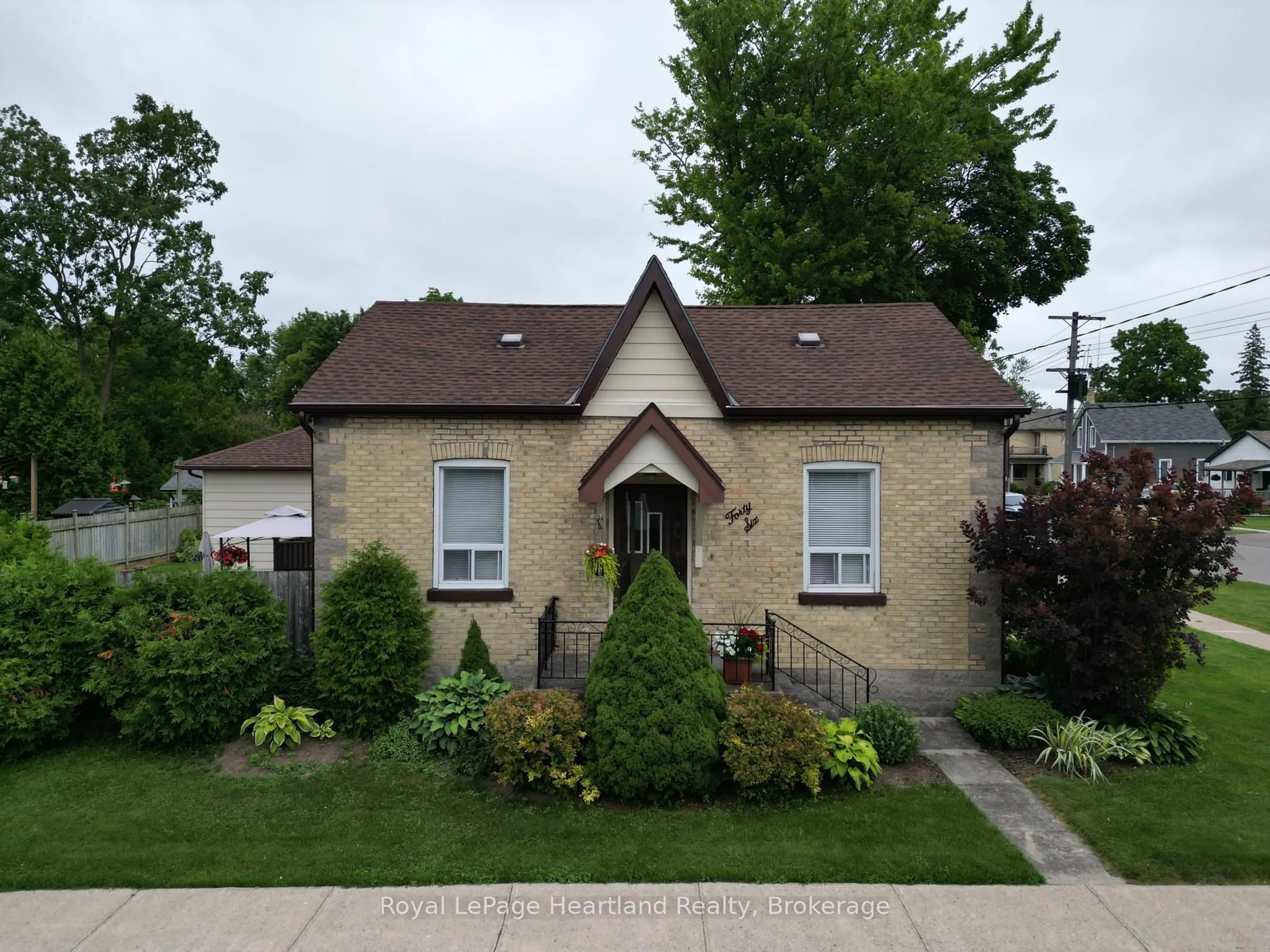 Home with brick exterior material, street for 46 Gidley St, South Huron Ontario N0M 1S2