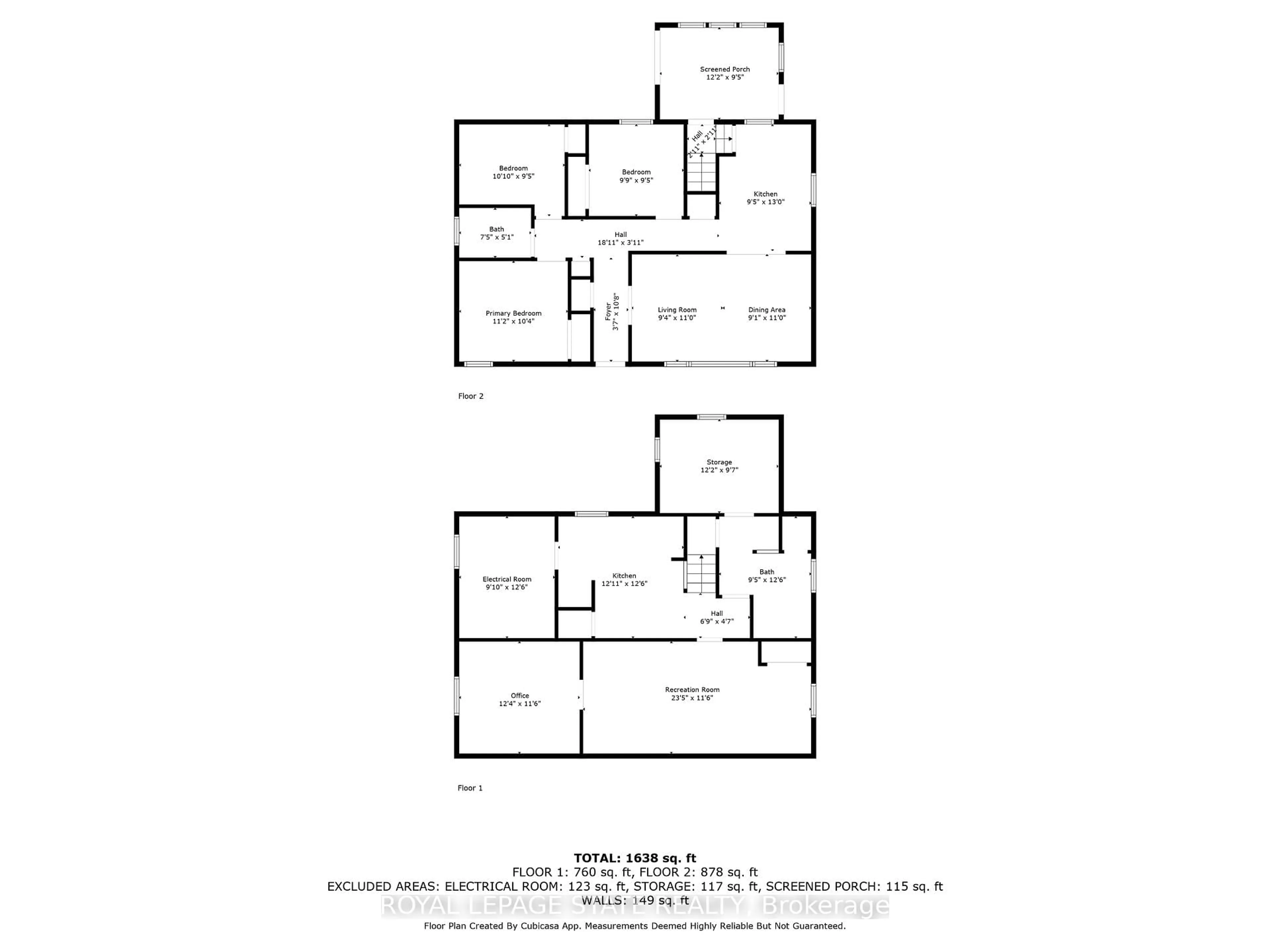 Floor plan for 200 Upper Paradise Rd, Hamilton Ontario L9C 5B9