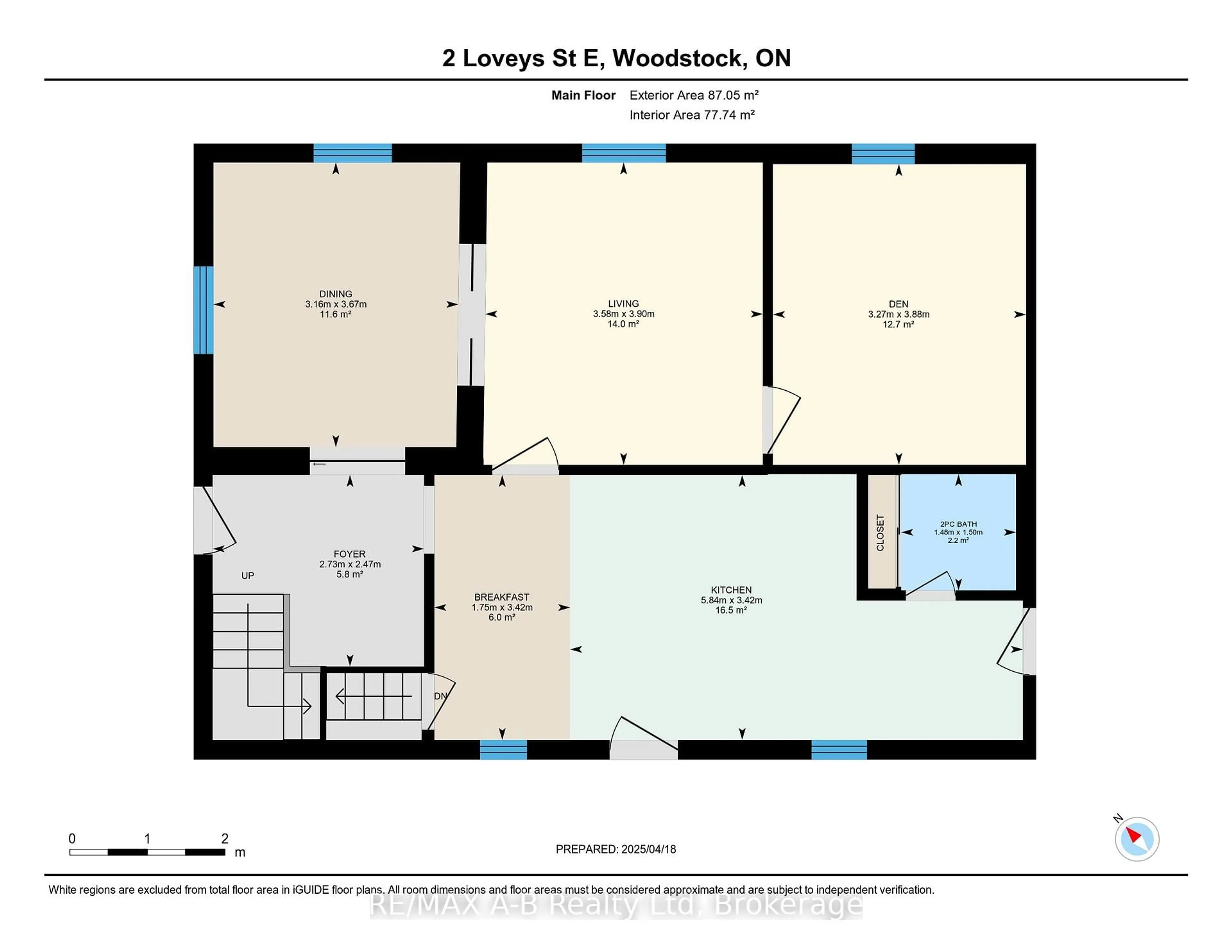 Floor plan for 2 Loveys St, East Zorra-Tavistock Ontario N0J 1L0