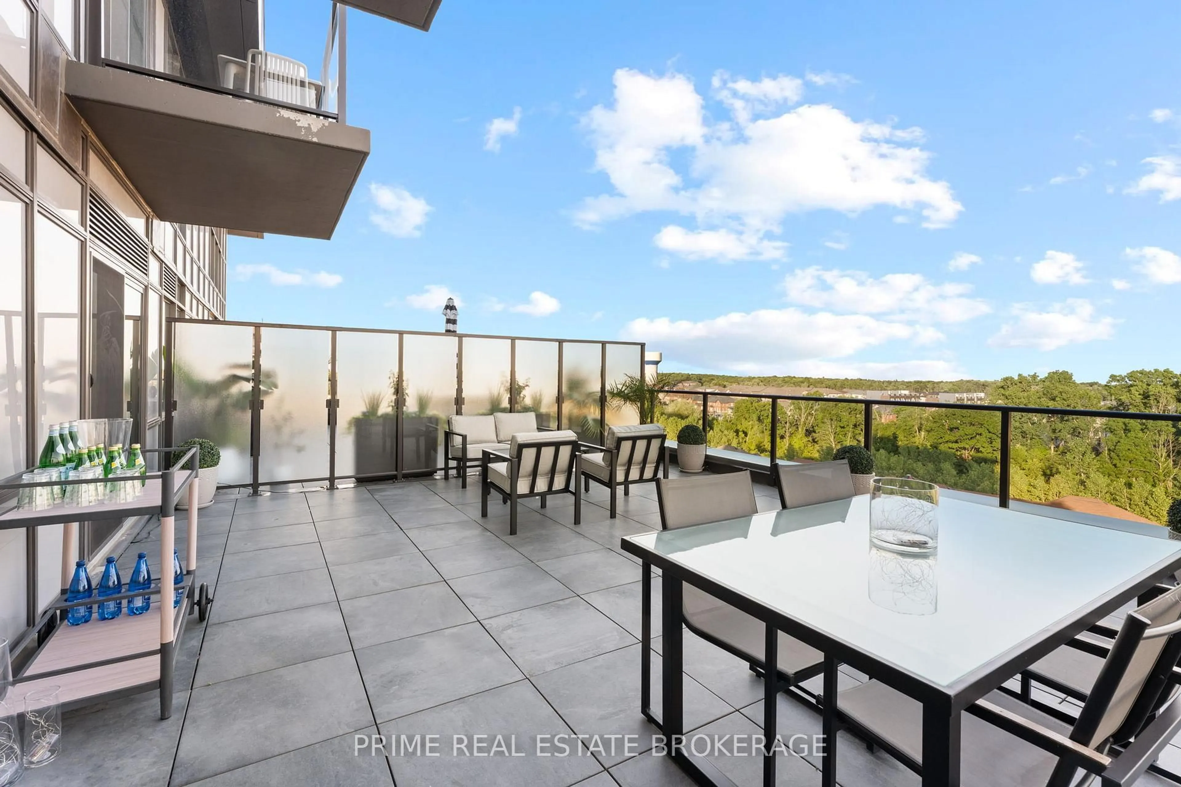Patio, water/lake/river/ocean view for 460 Dundas St #711, Hamilton Ontario L8B 2A5