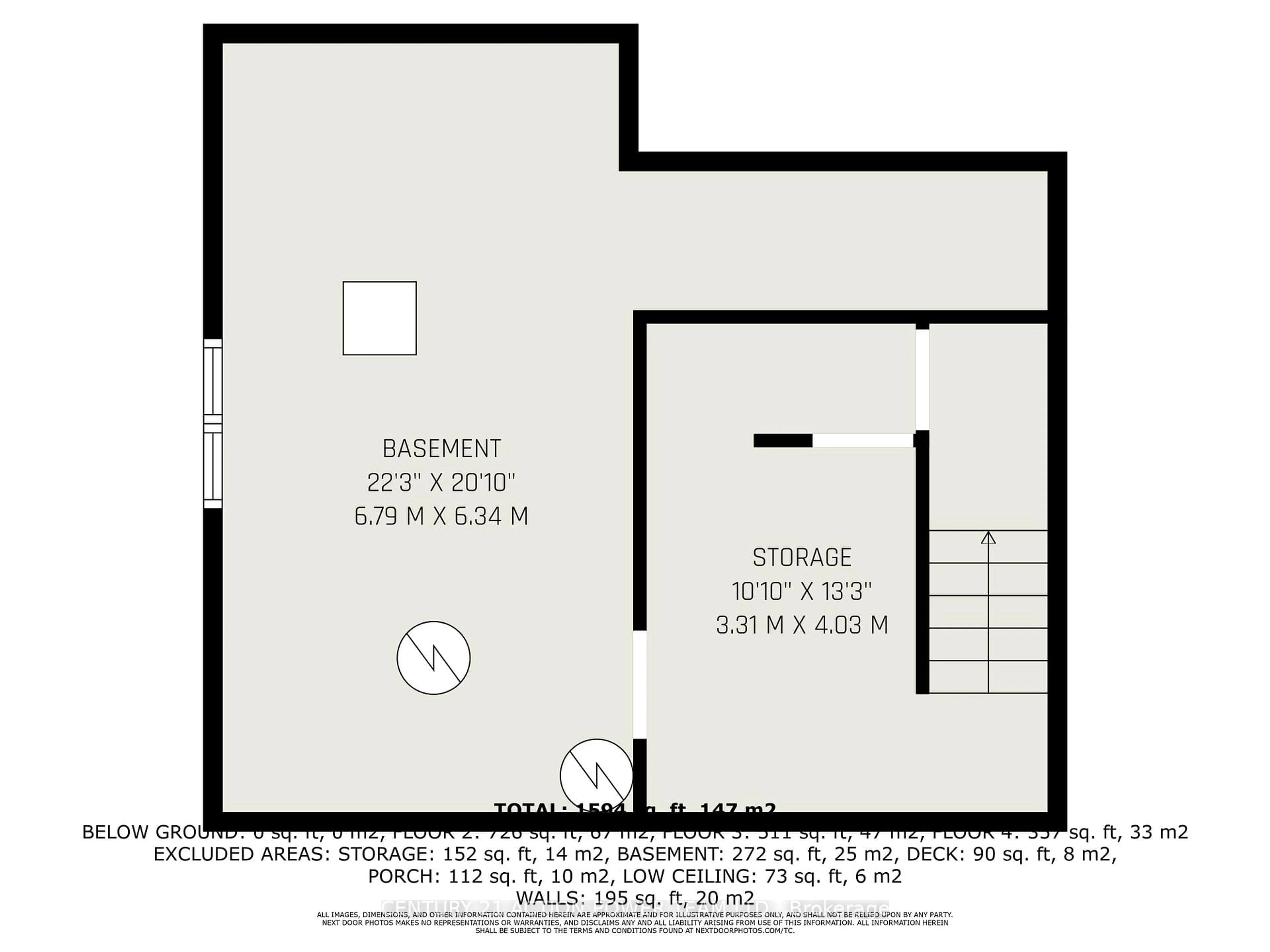 Floor plan for 18 George St, North Stormont Ontario K0A 1R0