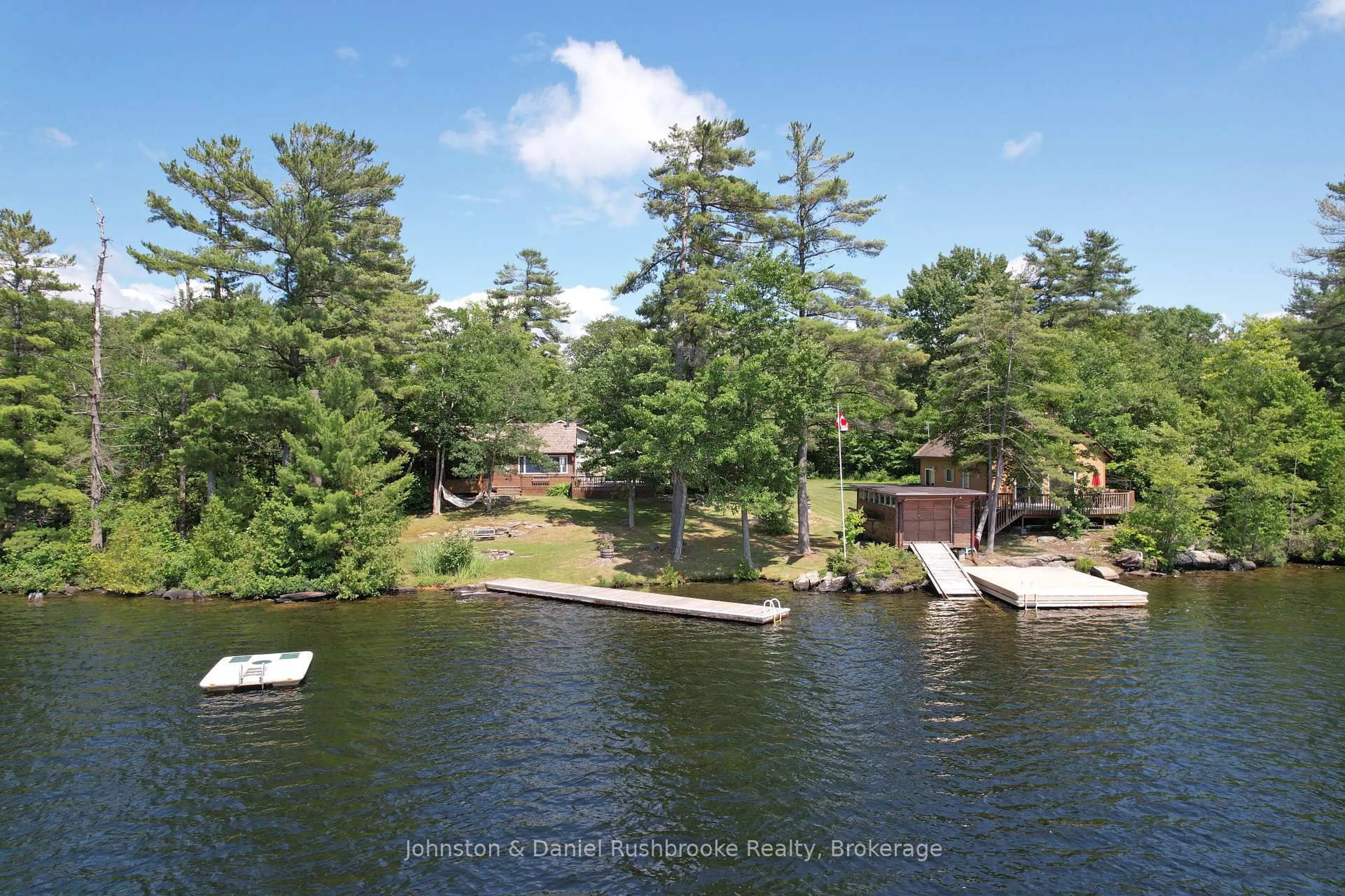A pic from outside/outdoor area/front of a property/back of a property/a pic from drone, water/lake/river/ocean view for 58 Sanctuary Rd, Georgian Bay Ontario L0K 1S0