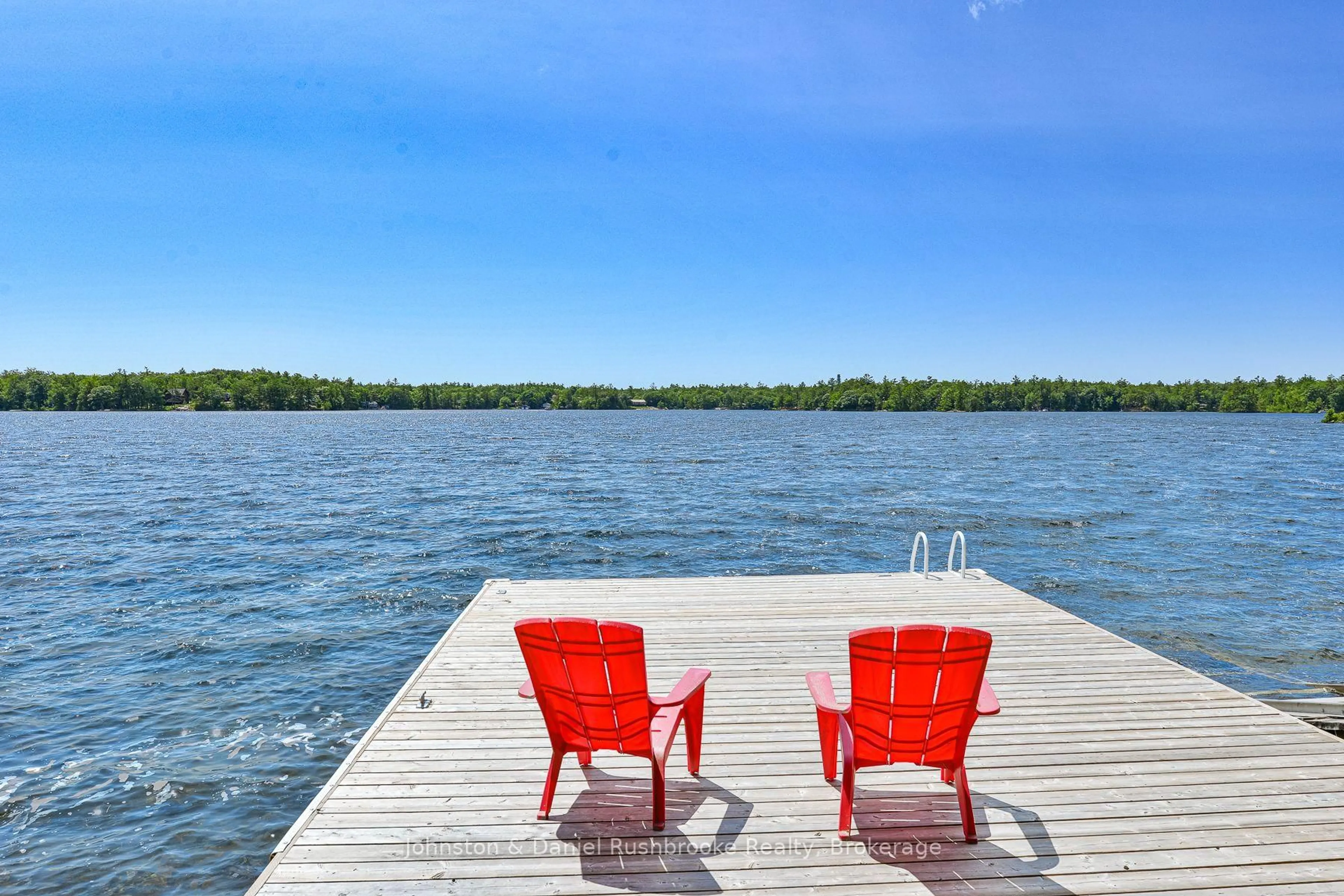 Patio, water/lake/river/ocean view for 58 Sanctuary Rd, Georgian Bay Ontario L0K 1S0
