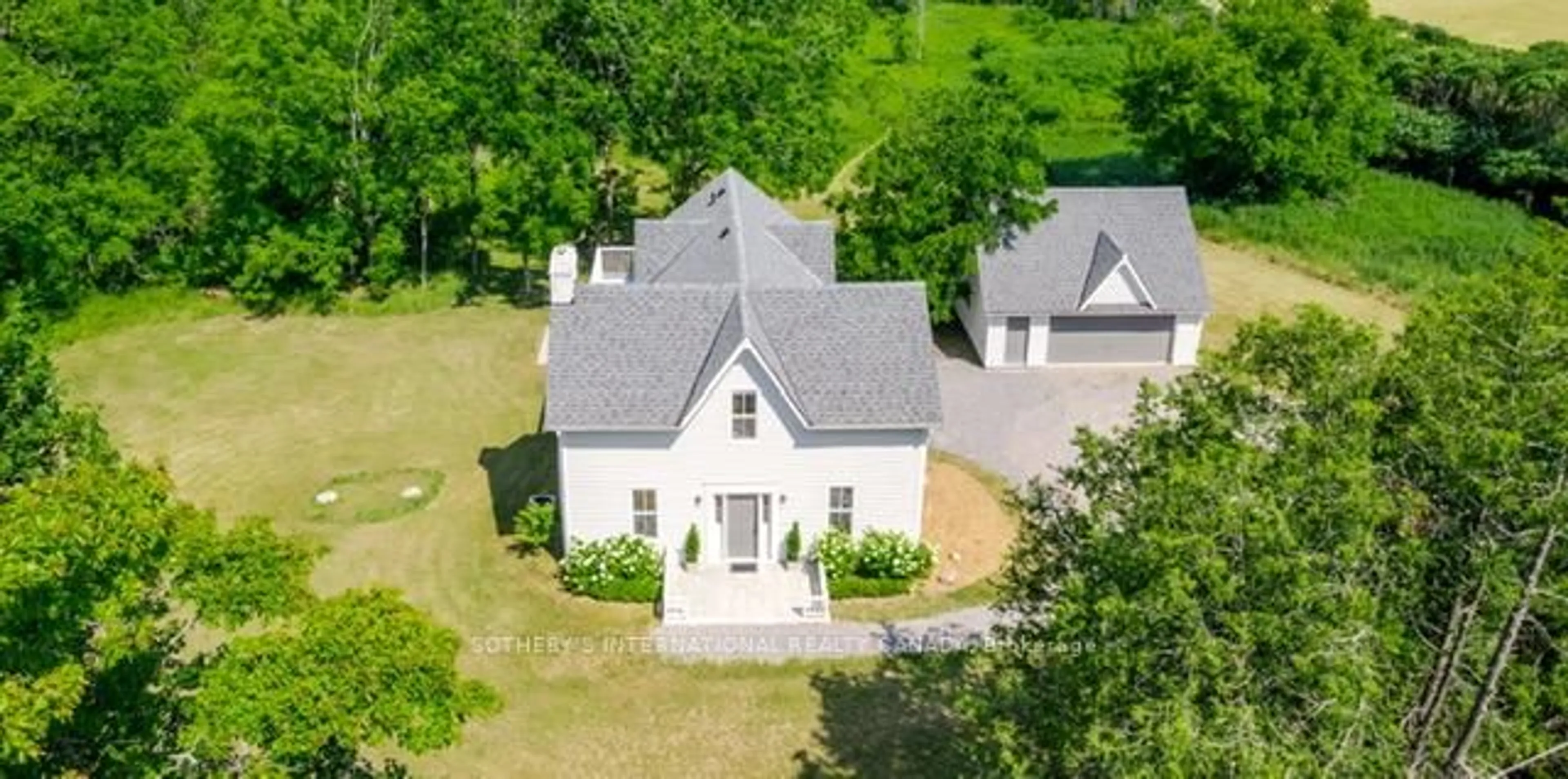 A pic from outside/outdoor area/front of a property/back of a property/a pic from drone, unknown for 590 Concession 2 Rd, Trent Hills Ontario K0K 3K0
