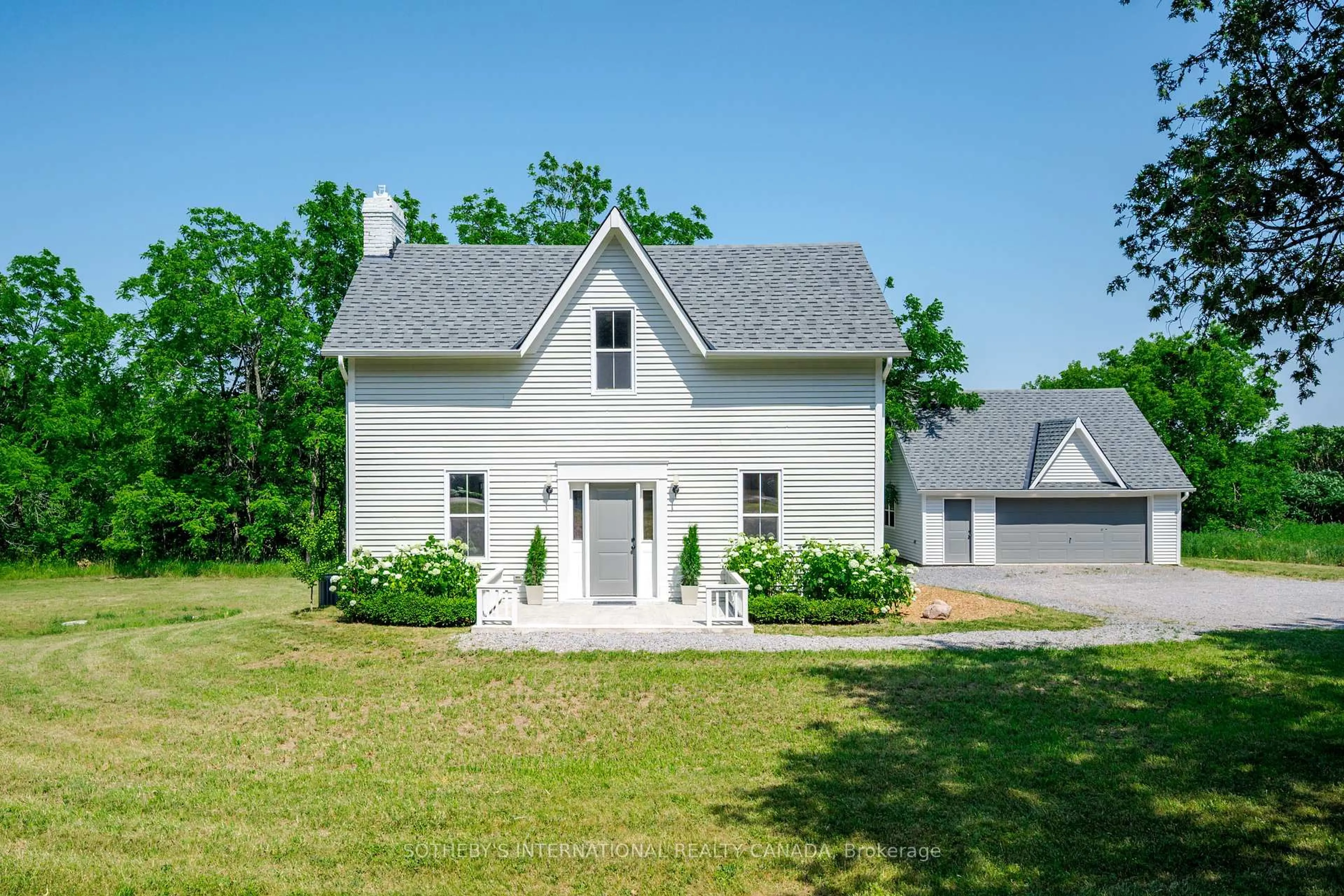 Home with vinyl exterior material, street for 590 Concession 2 Rd, Trent Hills Ontario K0K 3K0