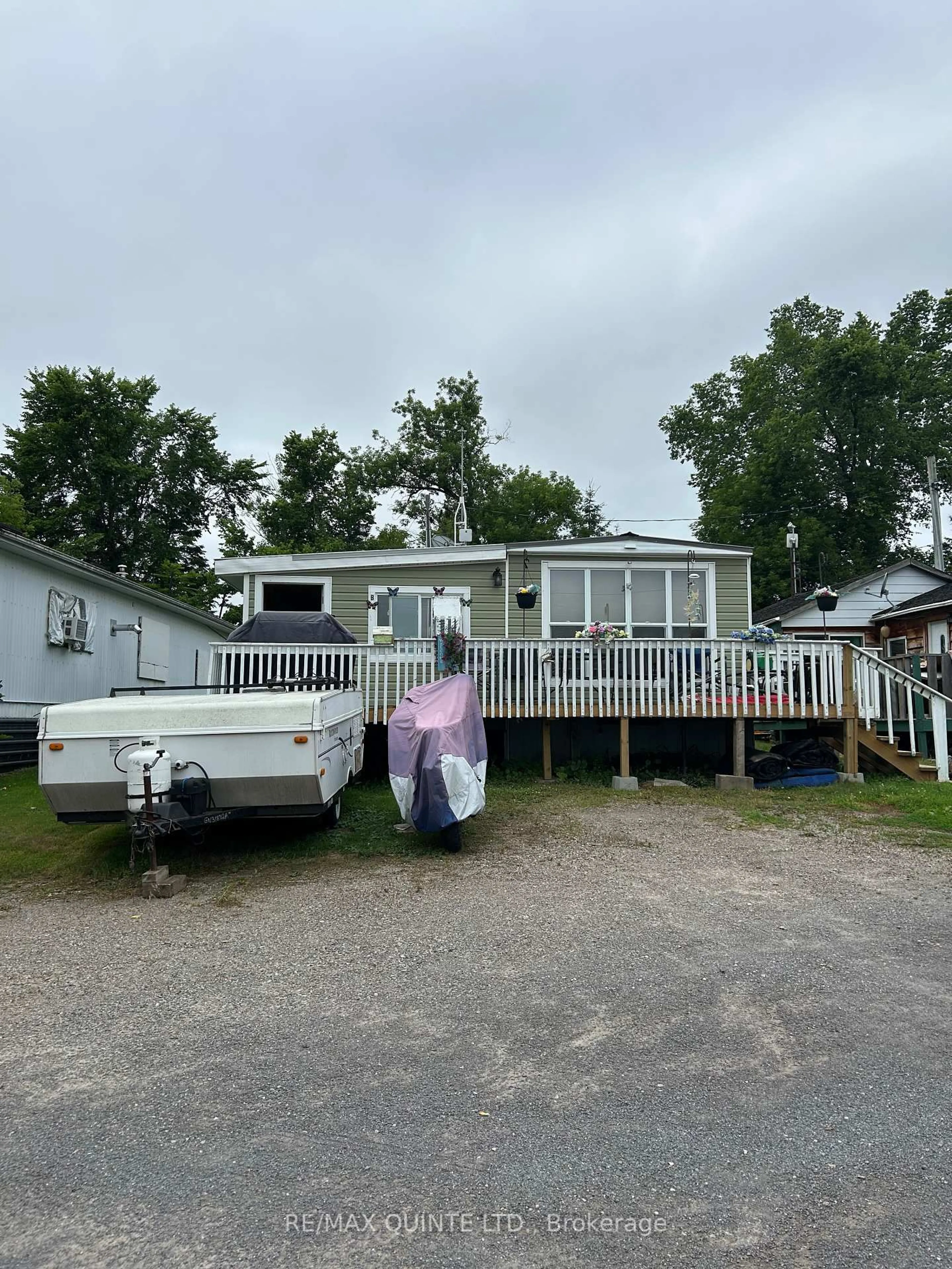 A pic from outside/outdoor area/front of a property/back of a property/a pic from drone, unknown for 223B Clare St, Thomasburg Ontario K0K 3H0