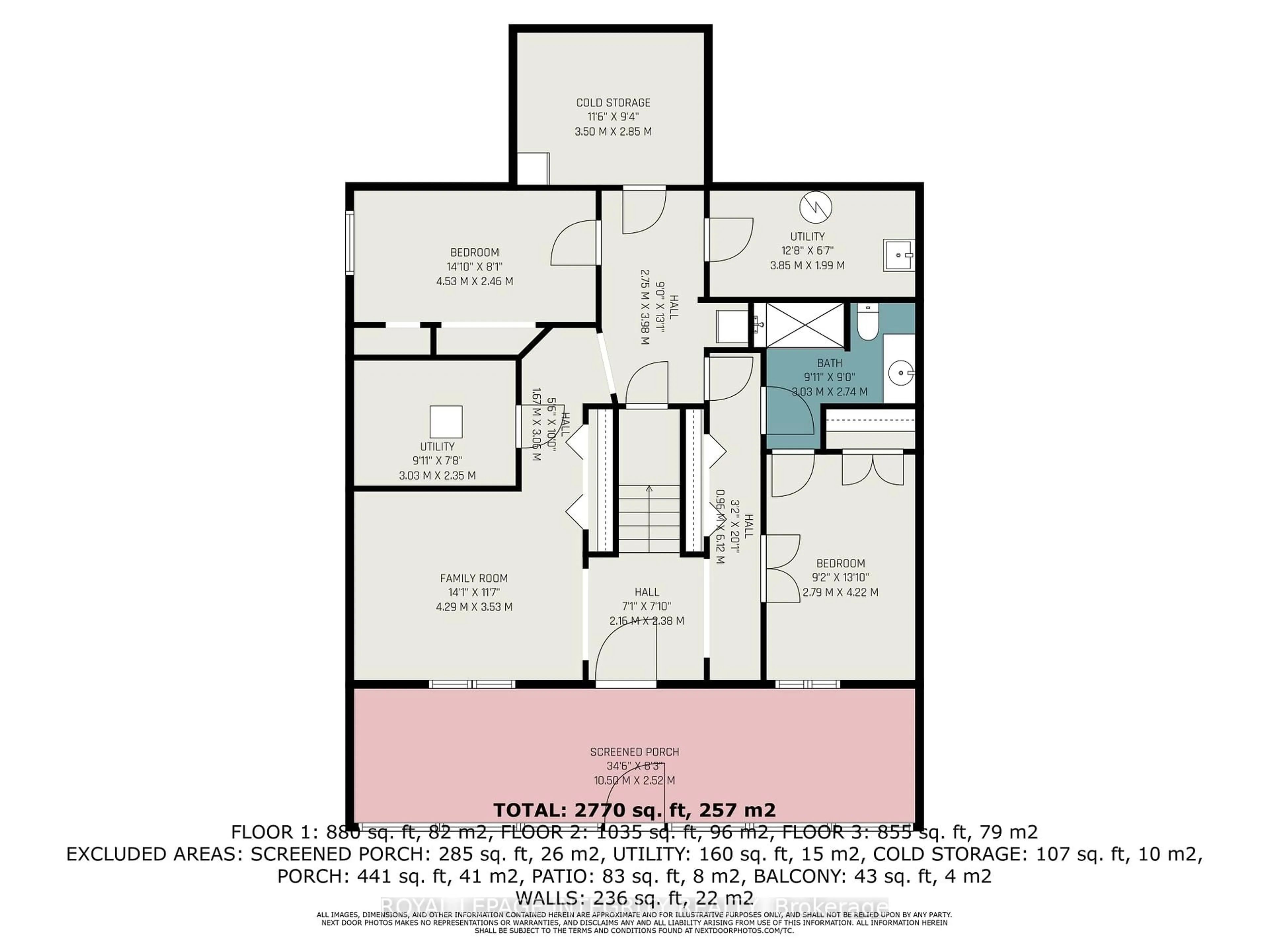 Floor plan for 436 Weedmark Rd, Smiths Falls Ontario K7A 4S6