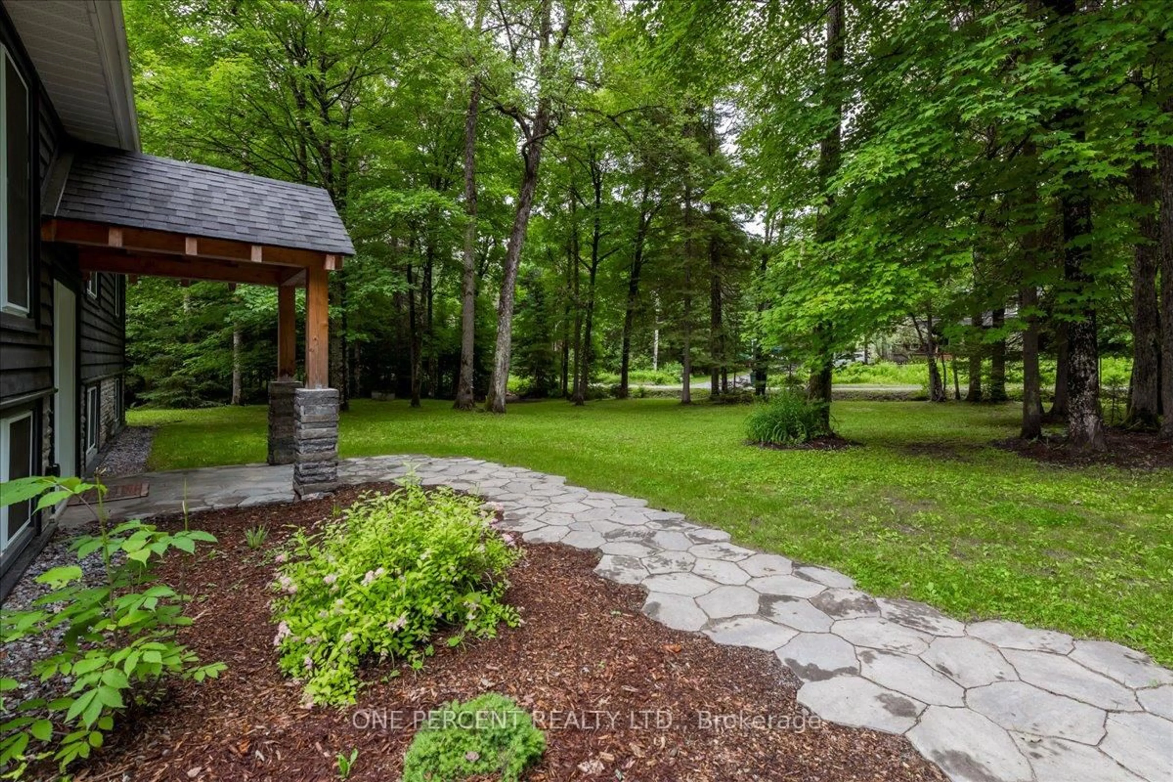 Patio, forest/trees view for 682 Stephenson Rd 2 Rd, Huntsville Ontario P0B 1L0