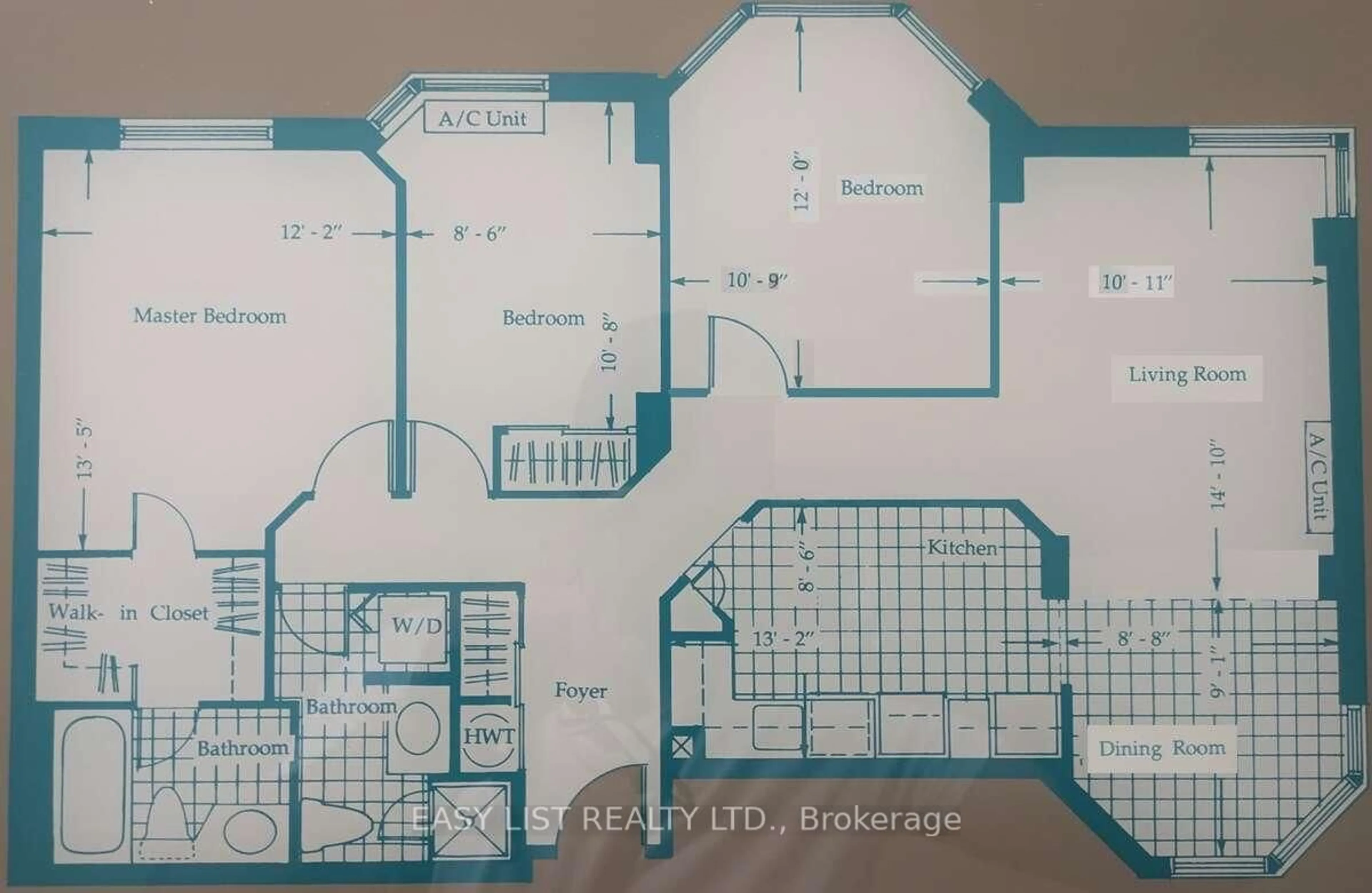 Floor plan for 1025 Grenon Ave #606, Ottawa Ontario K2B 8S5