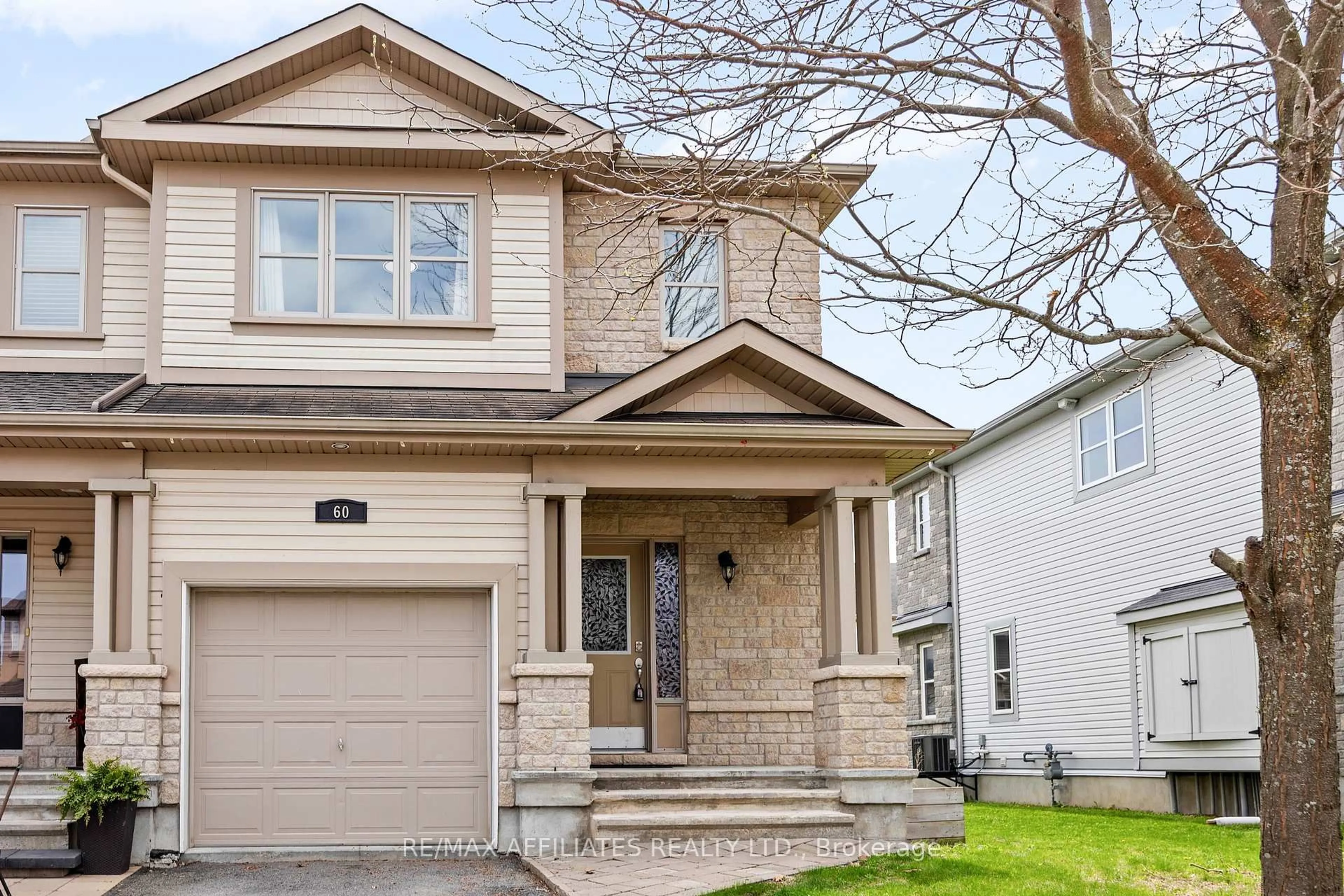 Home with brick exterior material, street for 60 Hackberry Tr, Carleton Place Ontario K7C 0B1