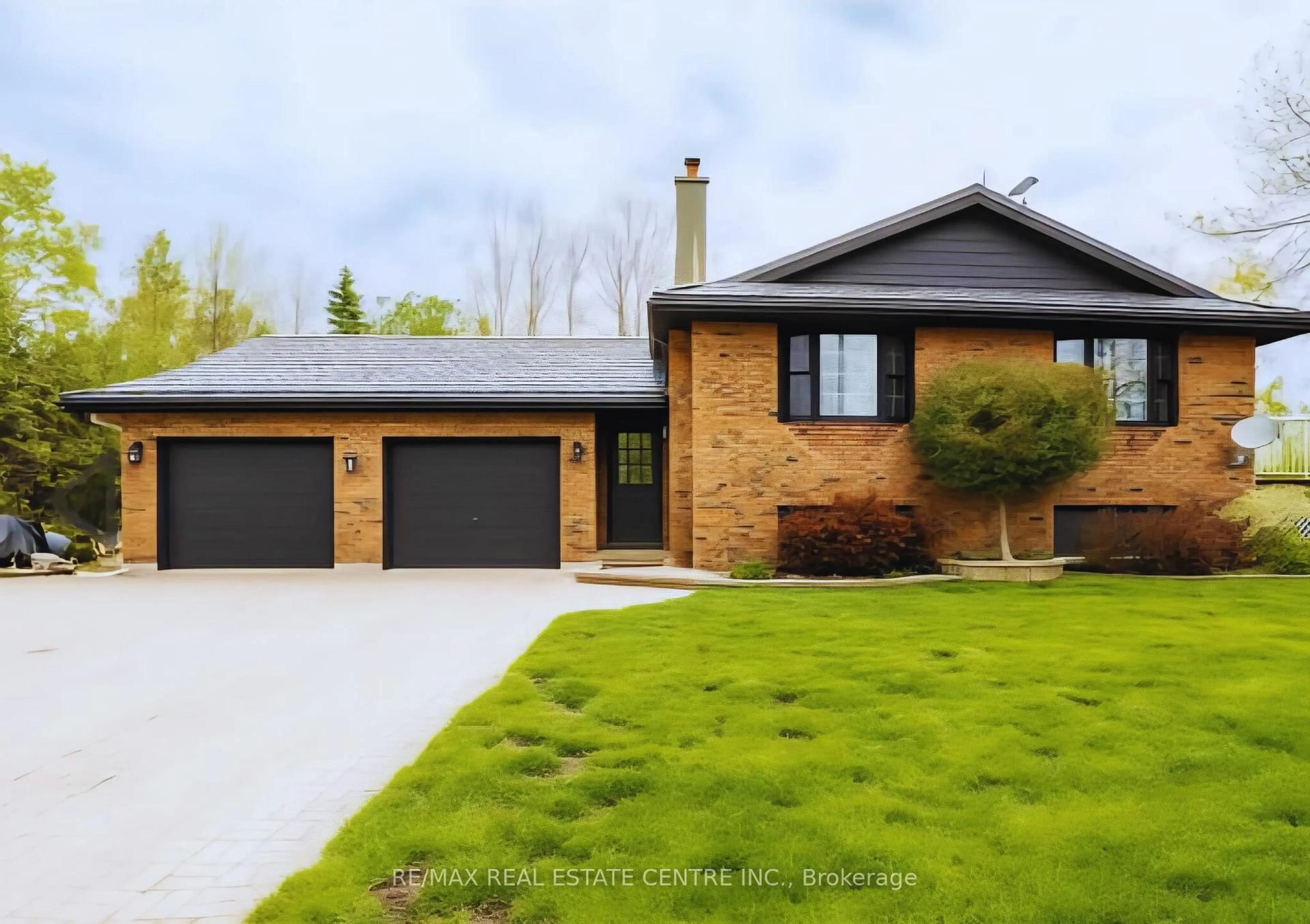Home with brick exterior material, street for 793667 East Back Line, Grey Highlands Ontario N0C 1E0