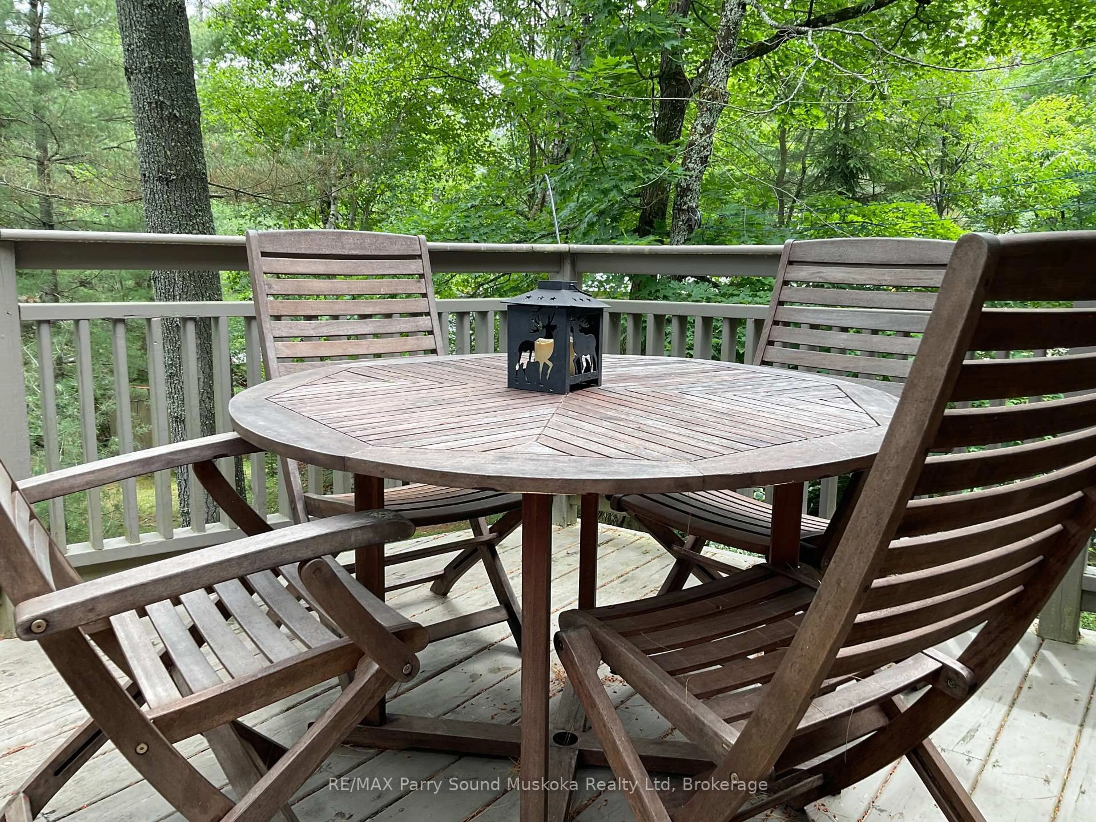 Patio, water/lake/river/ocean view for 1362 Ranger Bay Rd, Parry Sound Remote Area Ontario P0H 1S0