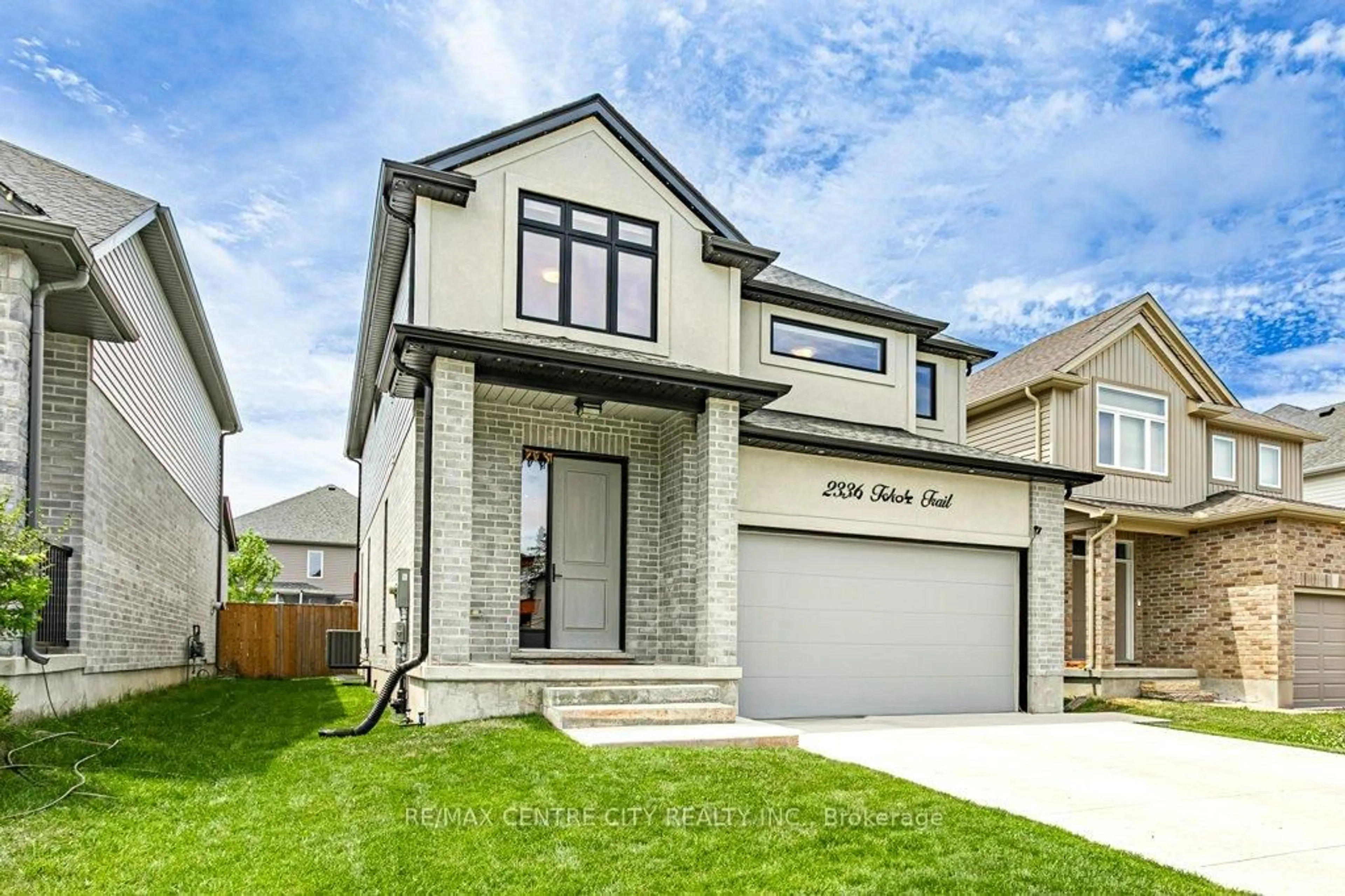 Home with brick exterior material, street for 2336 Tokala Tr, London North Ontario N6G 0V6