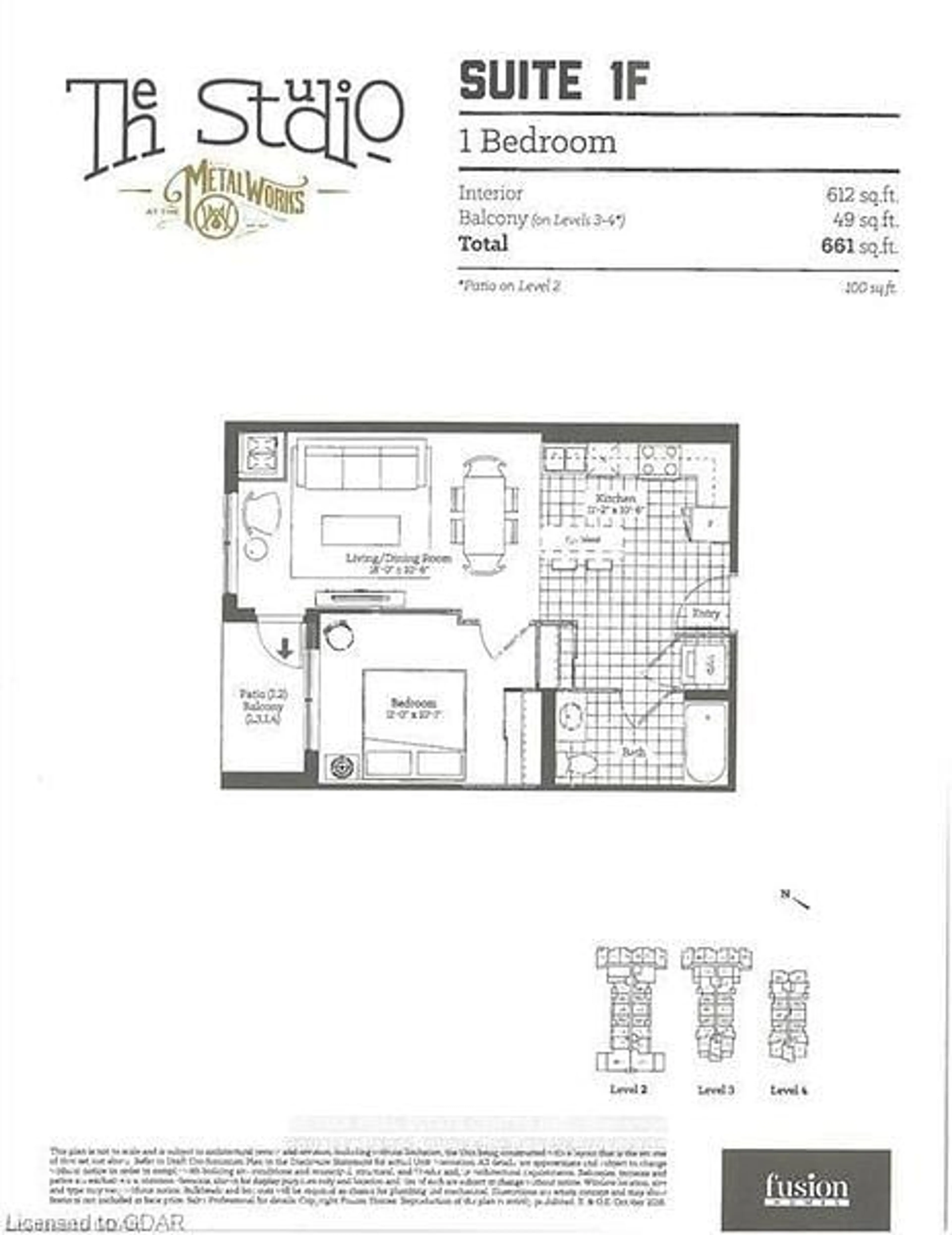 Floor plan for 63 Arthur St #304, Guelph Ontario N1E 0A8