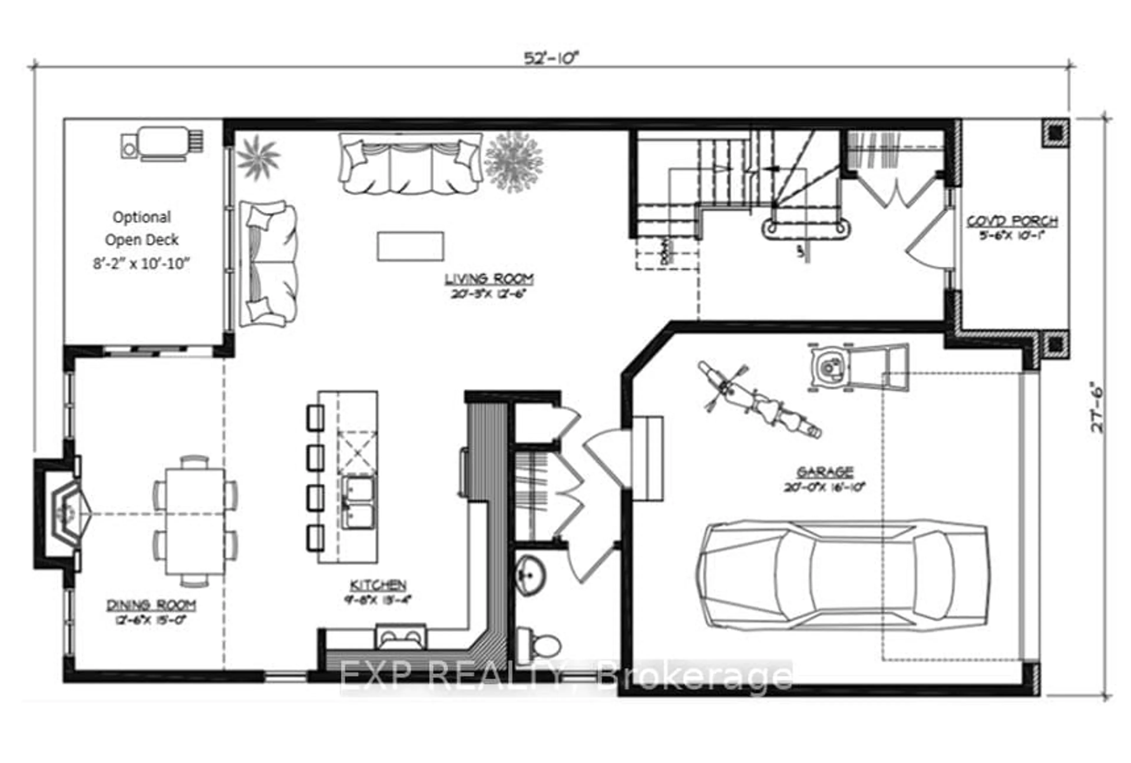 Floor plan for 72 Chateauguay St, Russell Ontario K0A 1W0