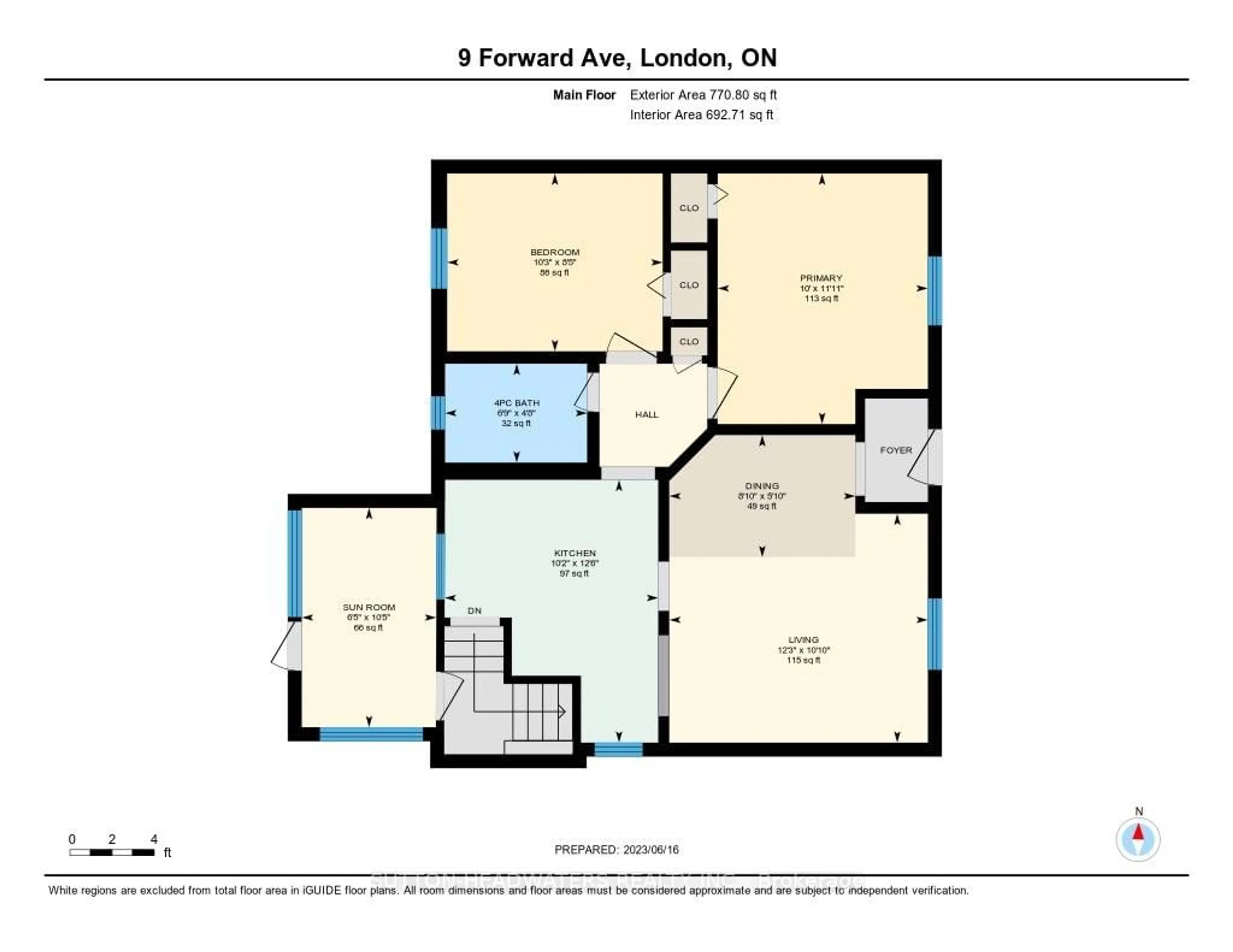 Floor plan for 9 FORWARD Ave, London North Ontario N6H 1B5