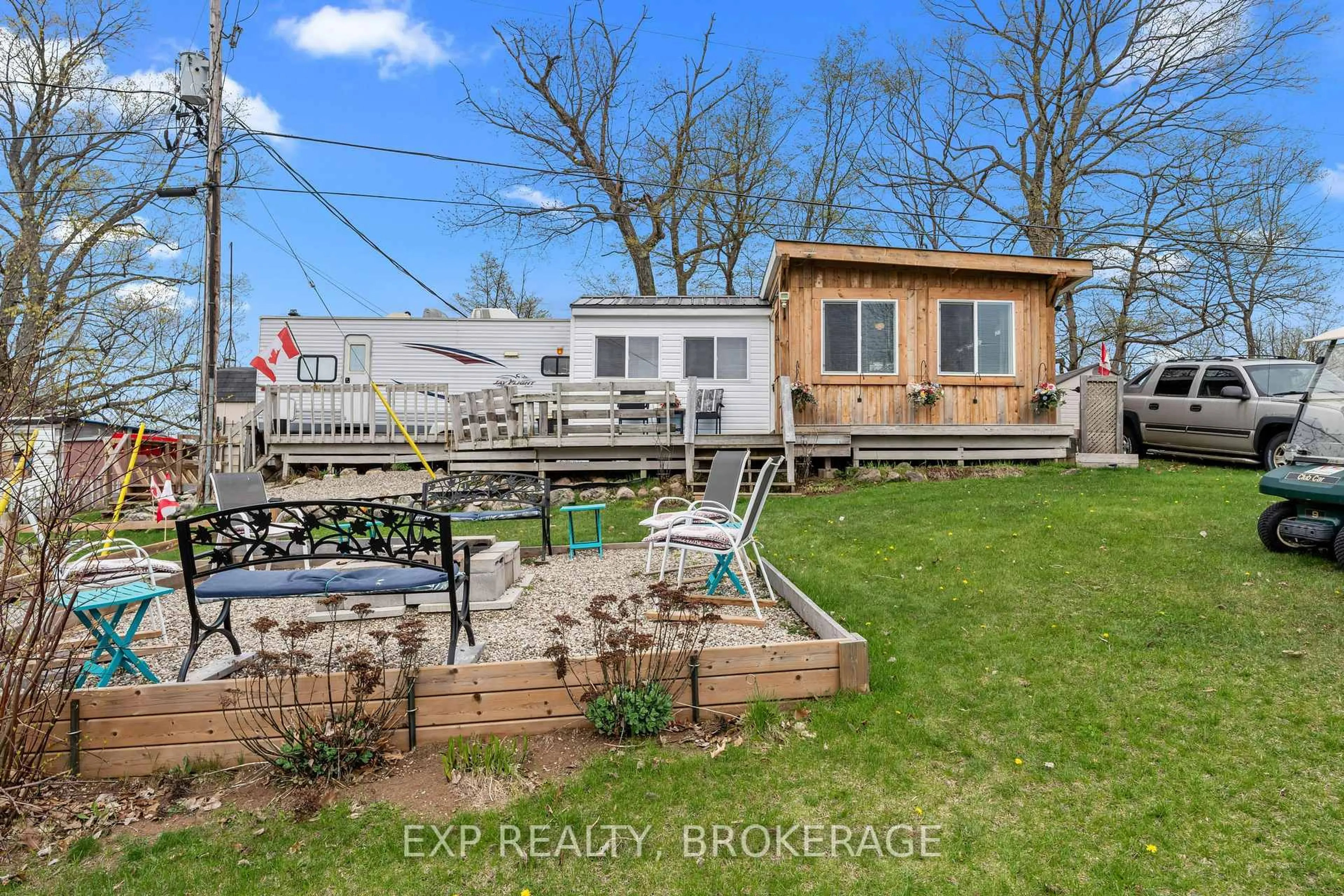 Patio, water/lake/river/ocean view for 9 GLENFORD Lane #38, Godfrey Ontario K0H 1T0