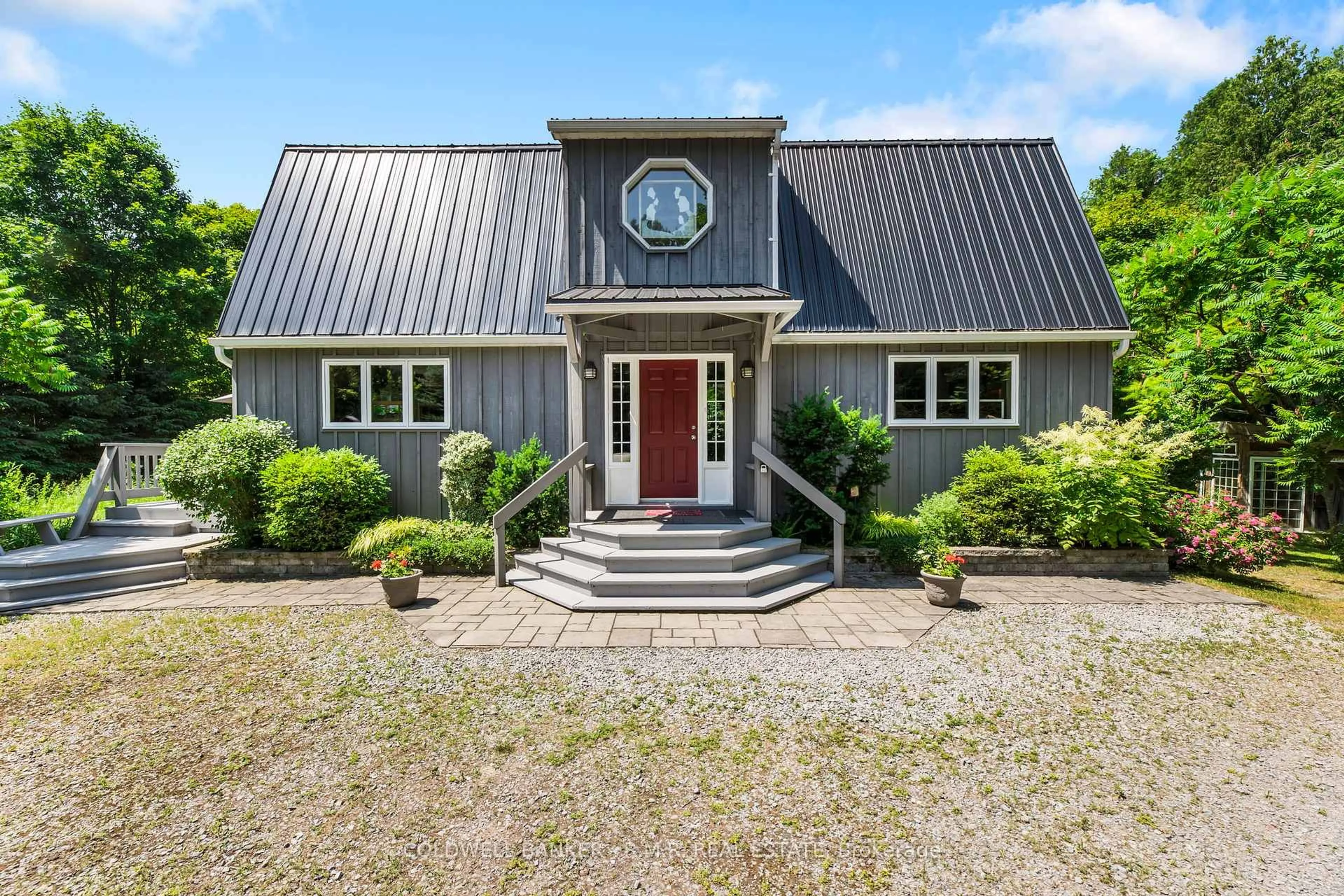 Home with vinyl exterior material, street for 3432 Crossen Rd, Hamilton Township Ontario K9A 4J9