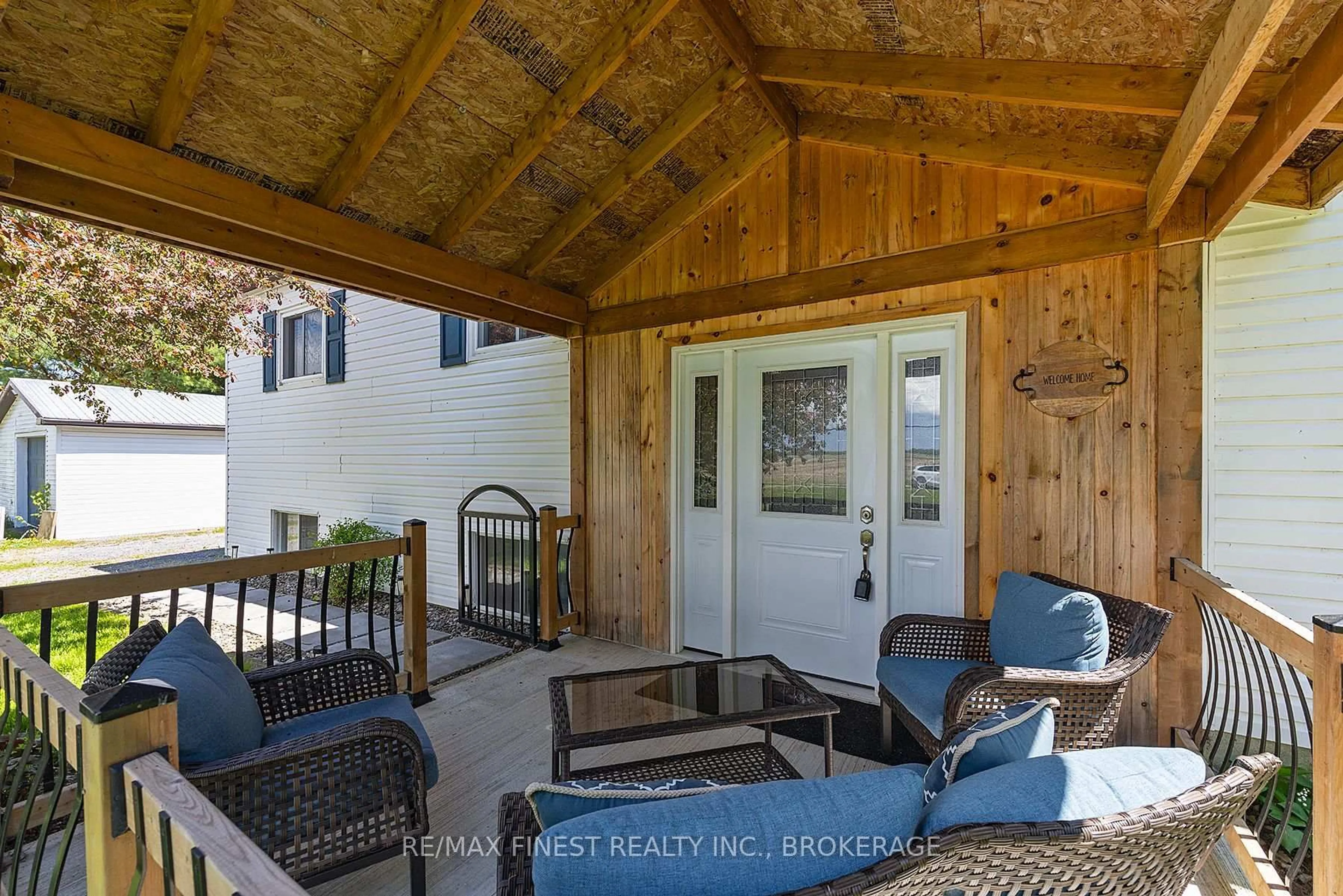 Patio, water/lake/river/ocean view for 4225 County Road 9, Napanee Ontario K7R 3K8