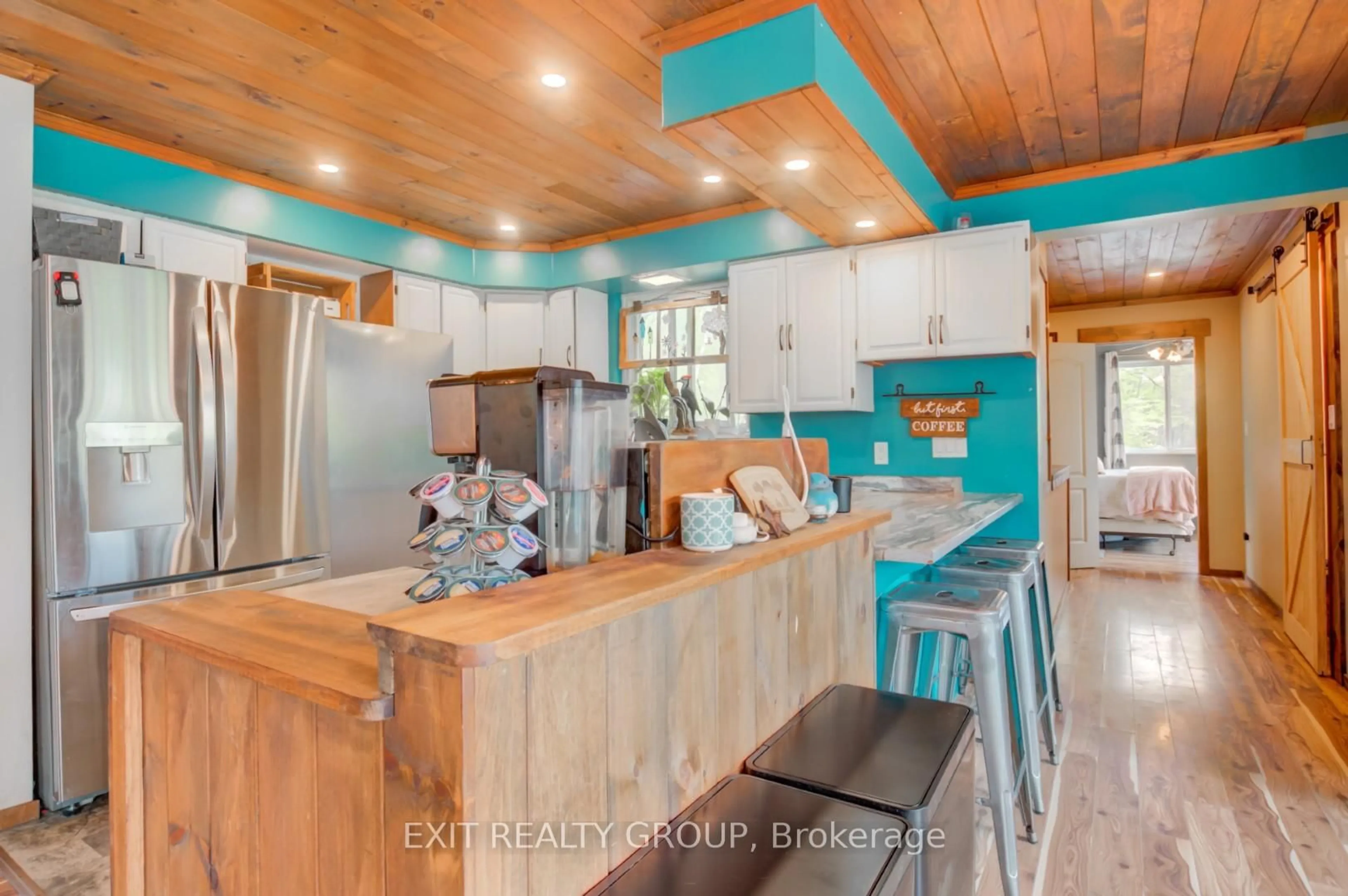 Open concept kitchen, unknown for 1058 Wellman Rd, Cloyne Ontario K0H 1K0