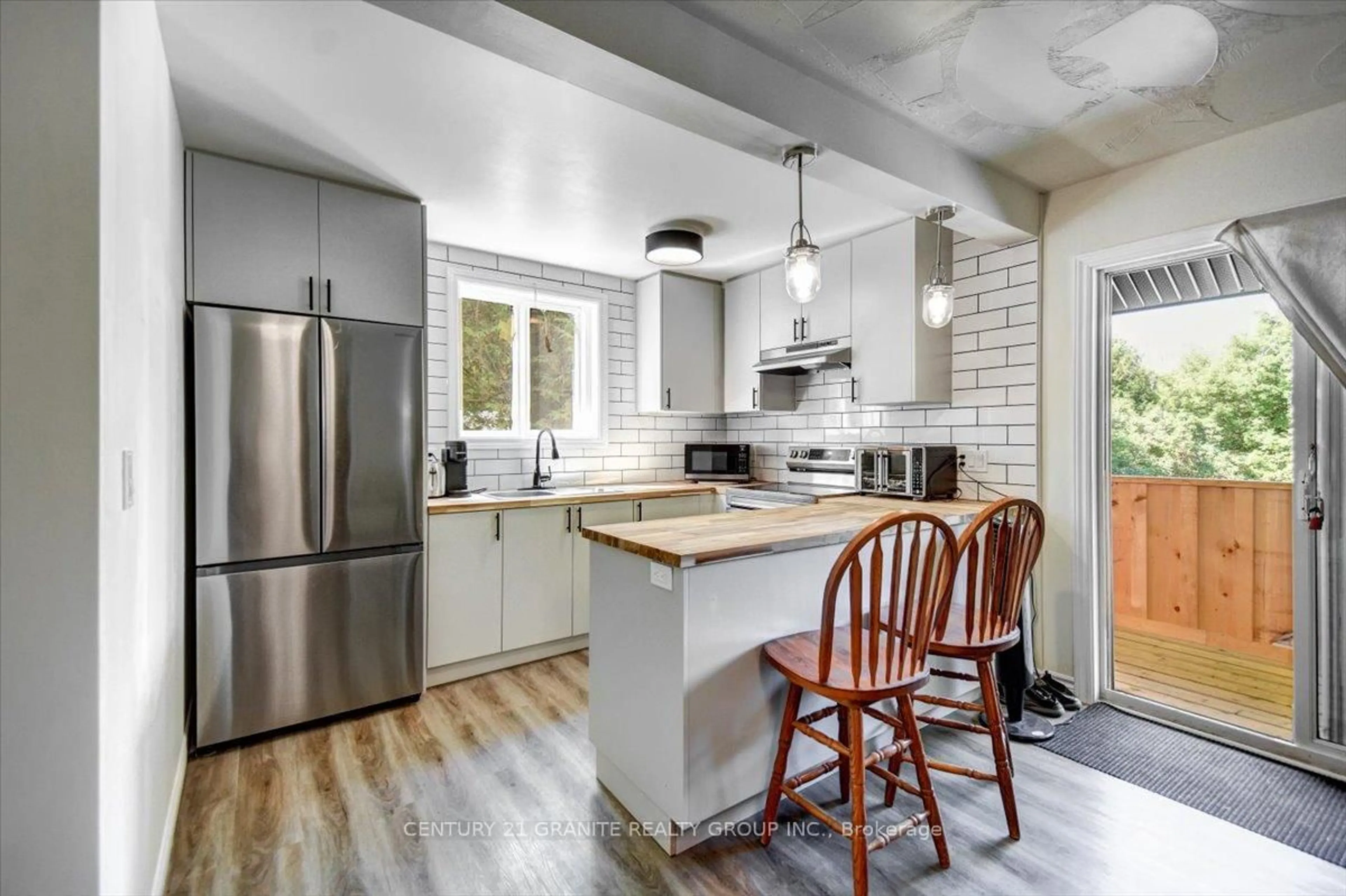 Open concept kitchen, ceramic/tile floor for 2289 Loop Rd, Highlands East Ontario K0L 3C0