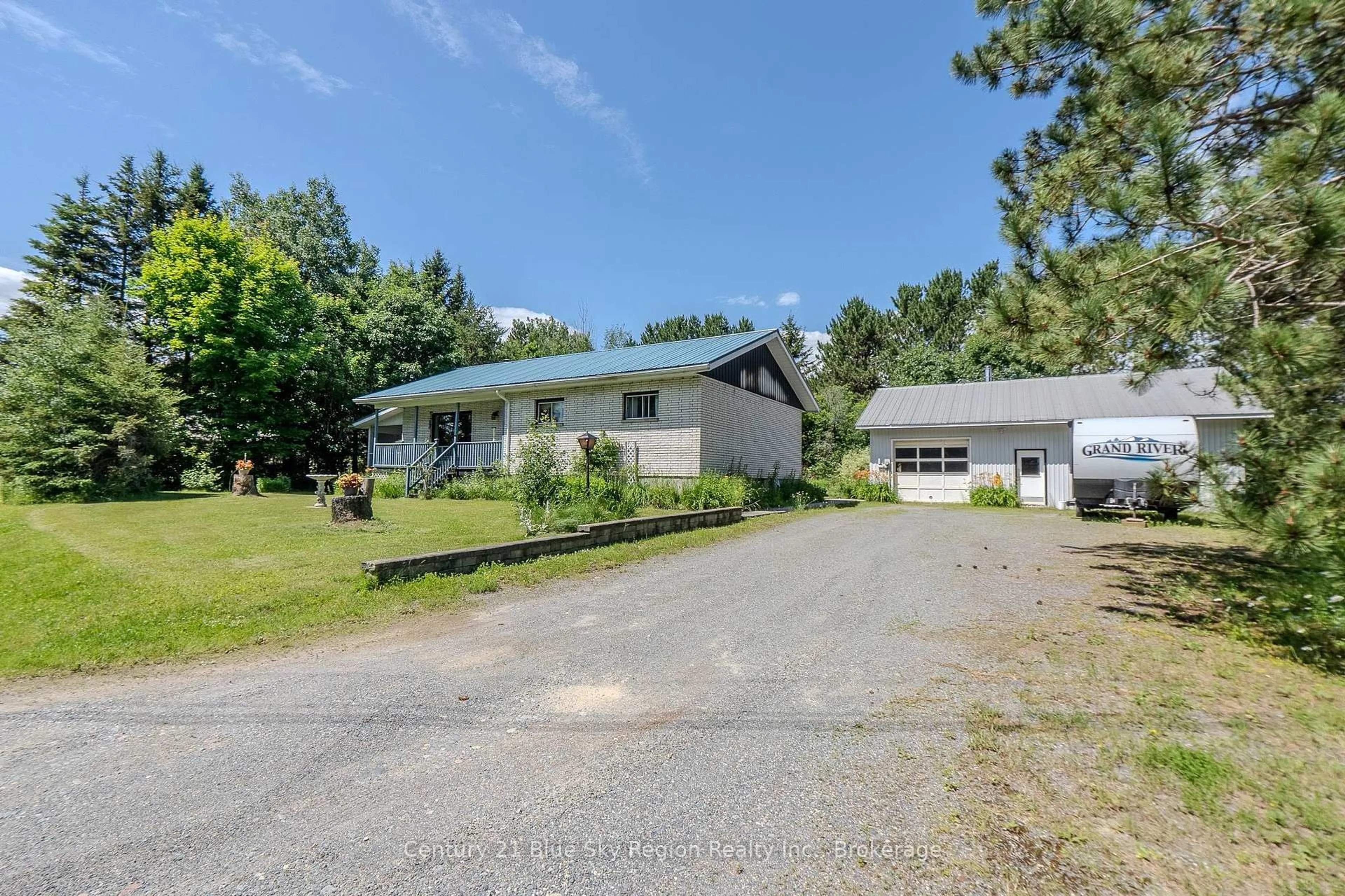 A pic from outside/outdoor area/front of a property/back of a property/a pic from drone, street for 9 Dupras St, West Nipissing Ontario P0H 2C0
