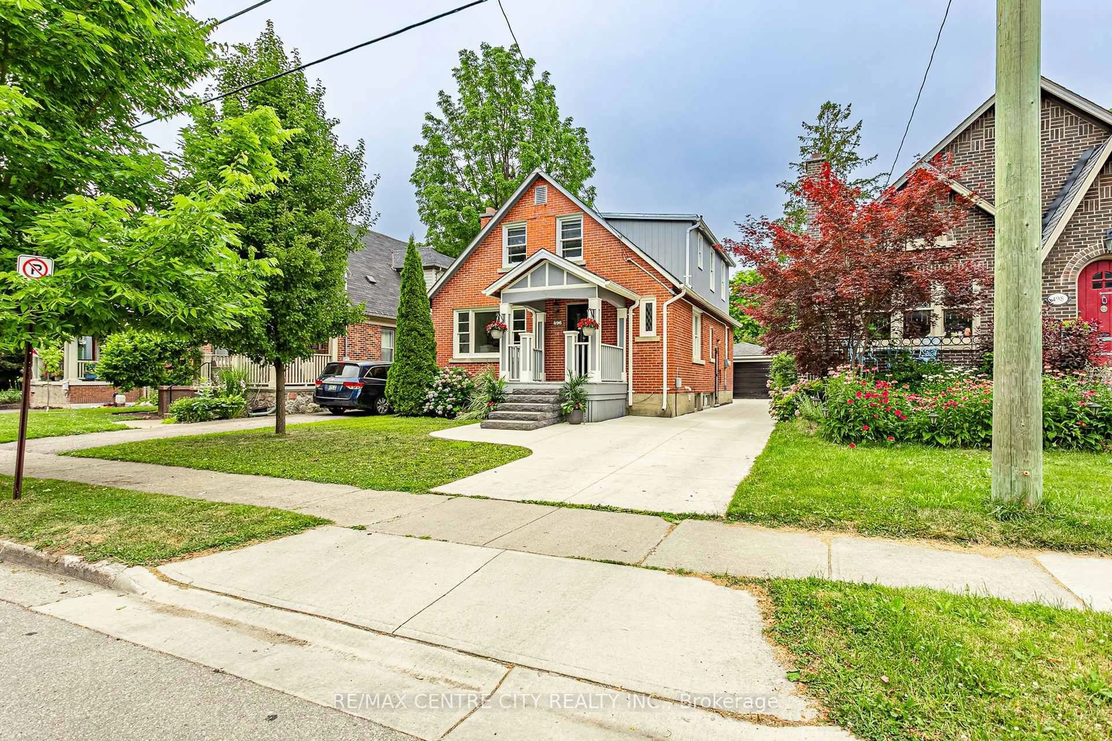 Home with brick exterior material, street for 496 Baker St, London South Ontario N6C 1Y2
