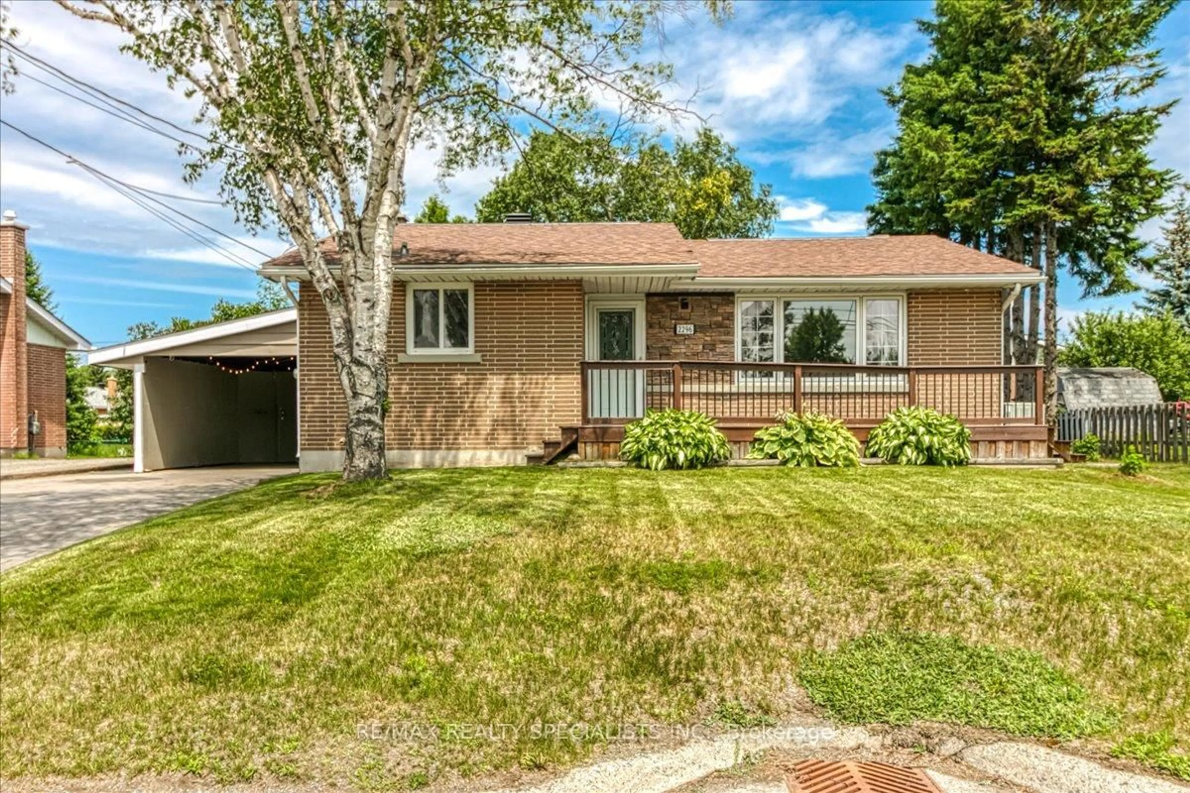 Home with brick exterior material, street for 2296 Madison Ave, Greater Sudbury Ontario P3A 2R3