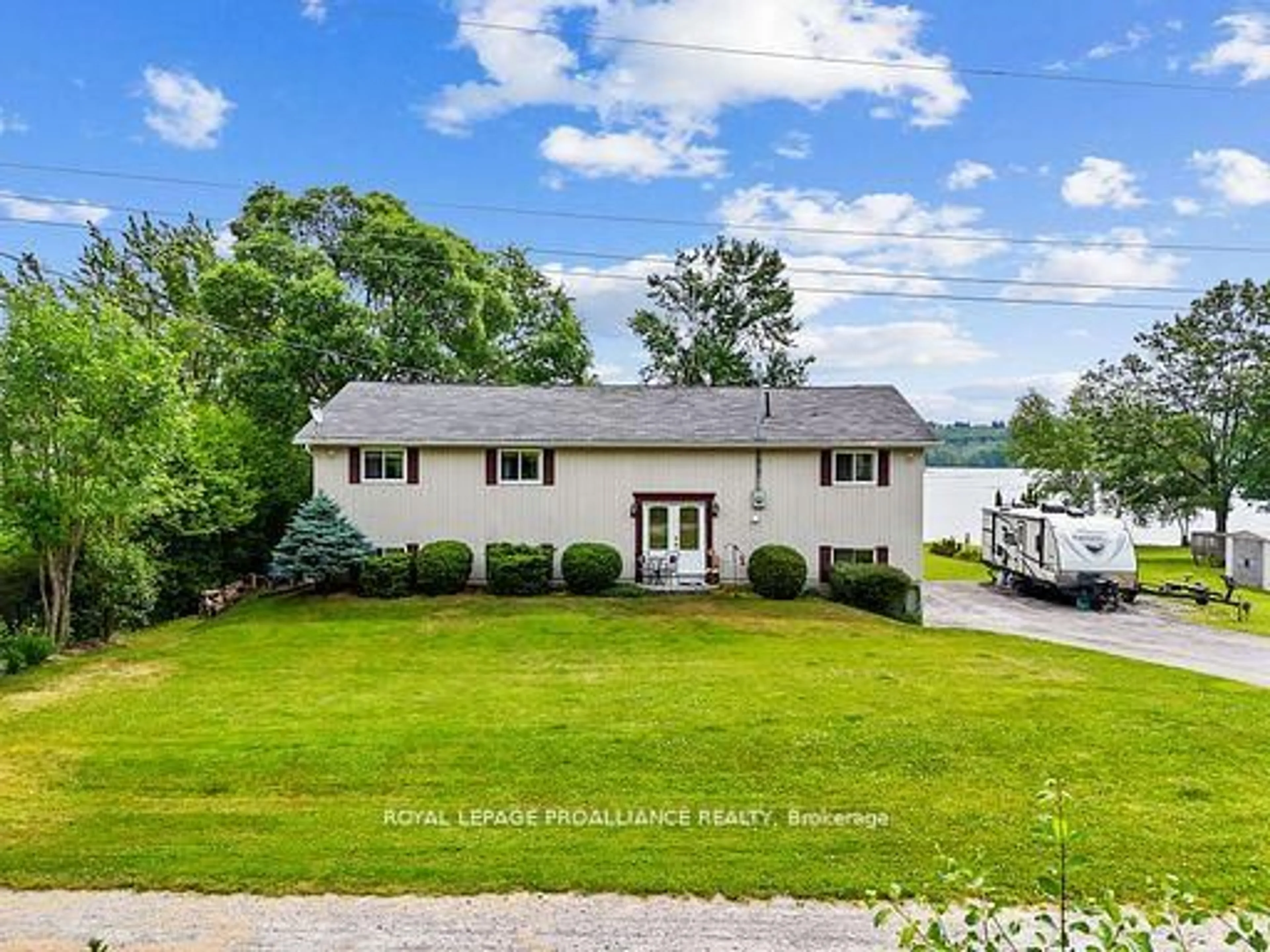 A pic from outside/outdoor area/front of a property/back of a property/a pic from drone, water/lake/river/ocean view for 190 Ingham Rd #8, Alnwick/Haldimand Ontario K0K 2X0