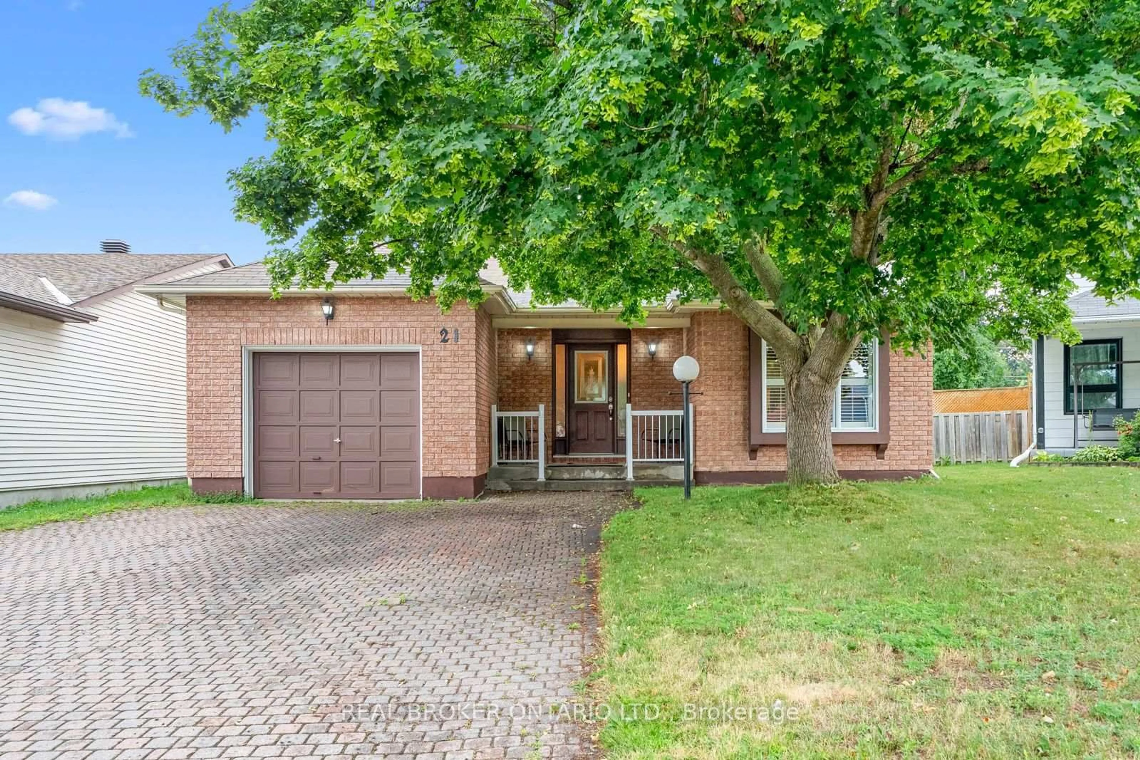 Home with brick exterior material, street for 21 Townsend Dr, Ottawa Ontario K2J 2T5