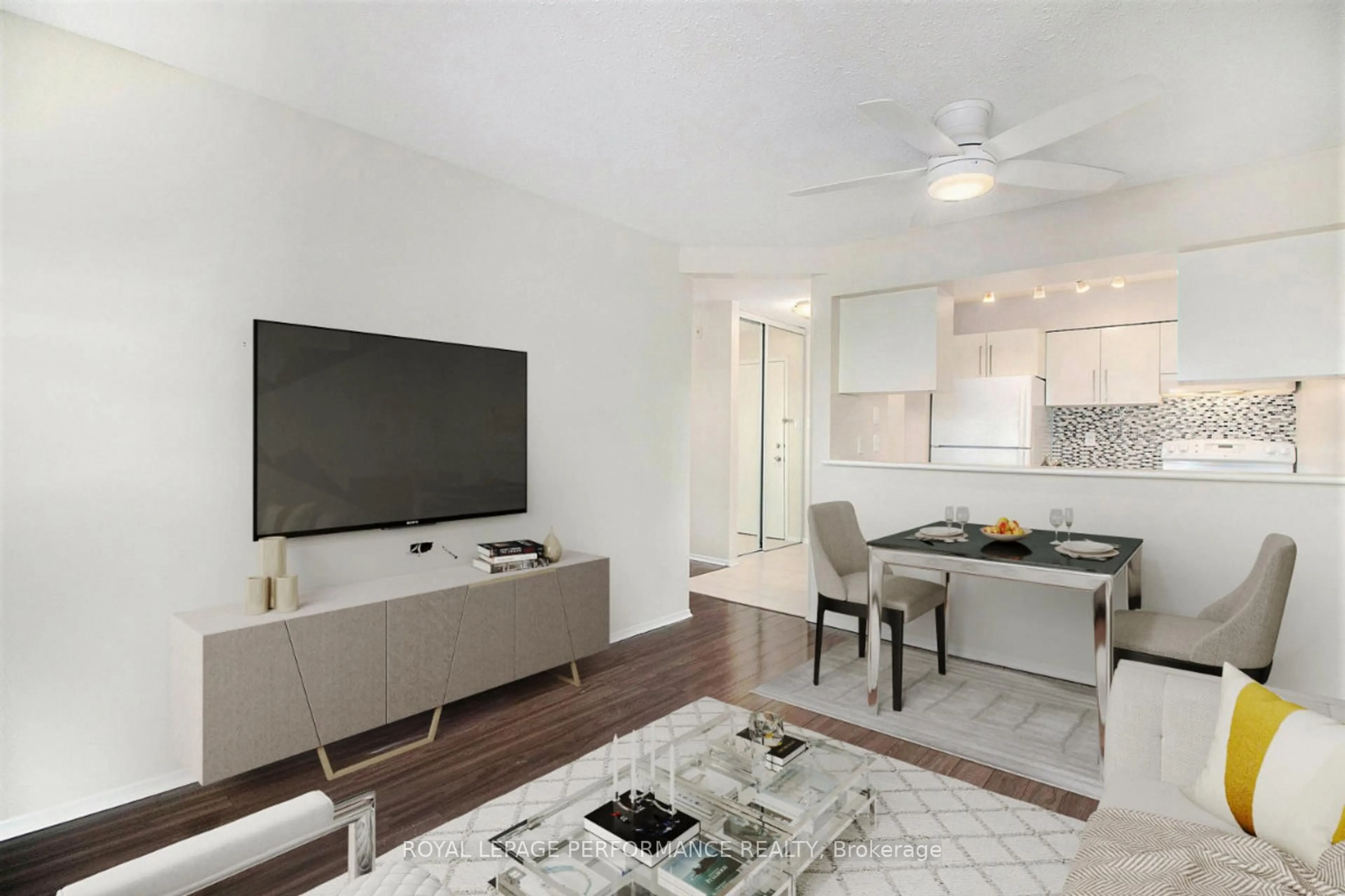 Living room with furniture, unknown for 345 Centrum Blvd #208, Ottawa Ontario K1E 3W9