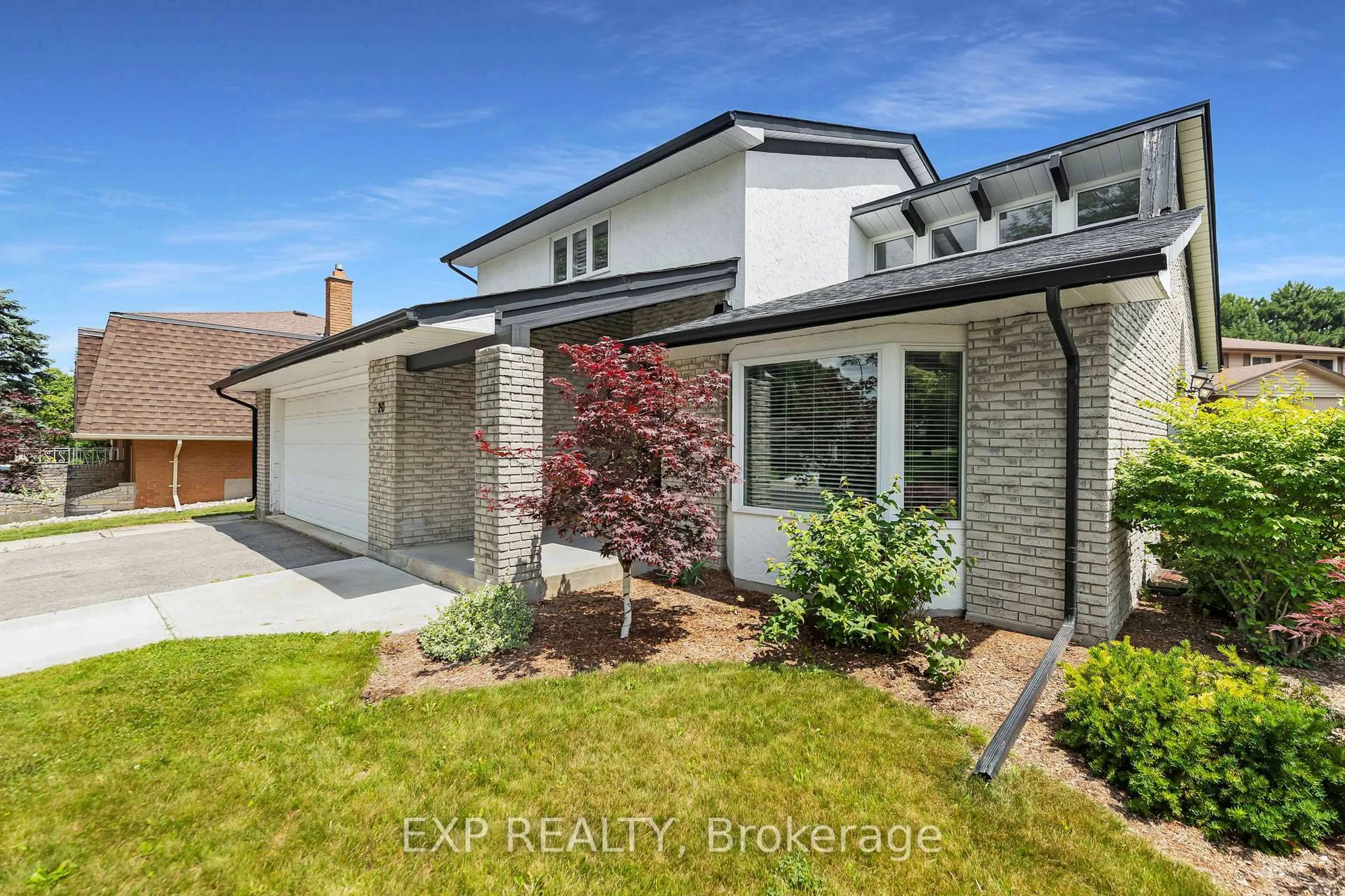 Home with brick exterior material, street for 20 Blue Spruce Crt, Kitchener Ontario N2N 1L1