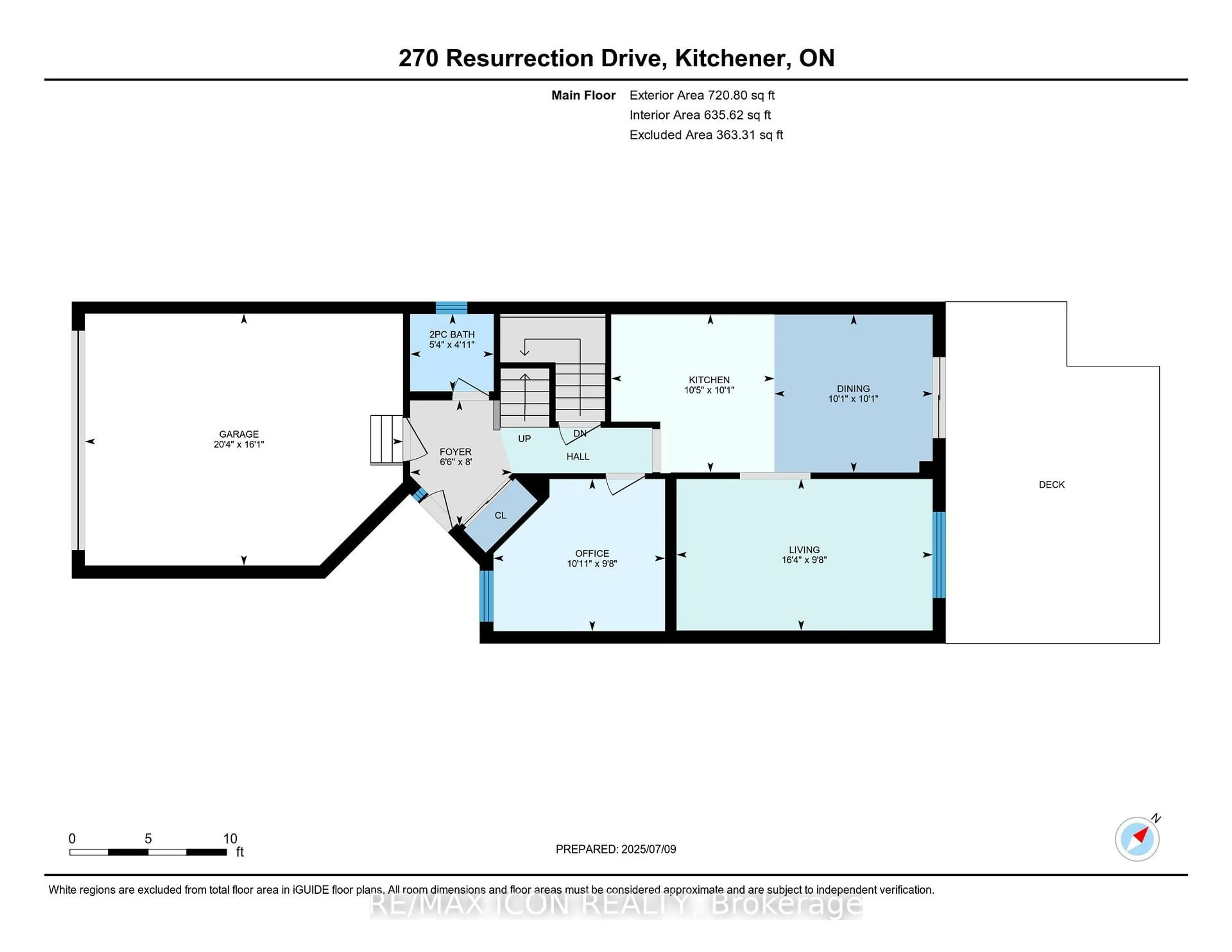 Floor plan for 270 Resurrection Dr, Kitchener Ontario N2N 3H4